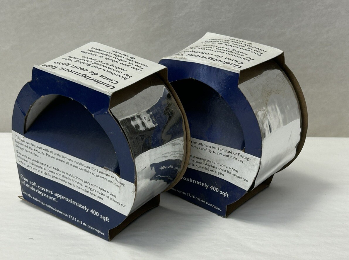 Floor Comfort 673026 Underlayment Tape 50mm x 50m 1.96 in x 164 ft 2-PACK (u8)