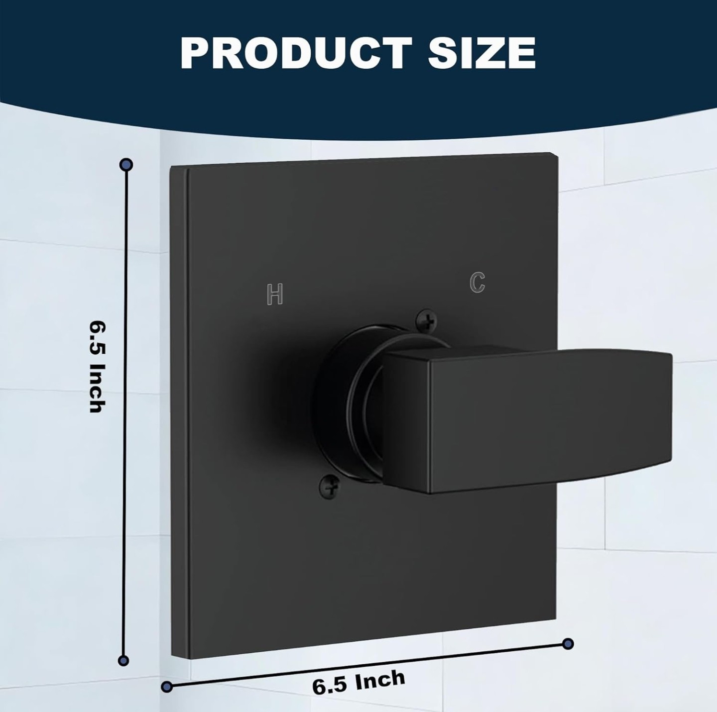 Replacement for Delta 13/14 Series Shower Valve Trim Kit, Black Matte