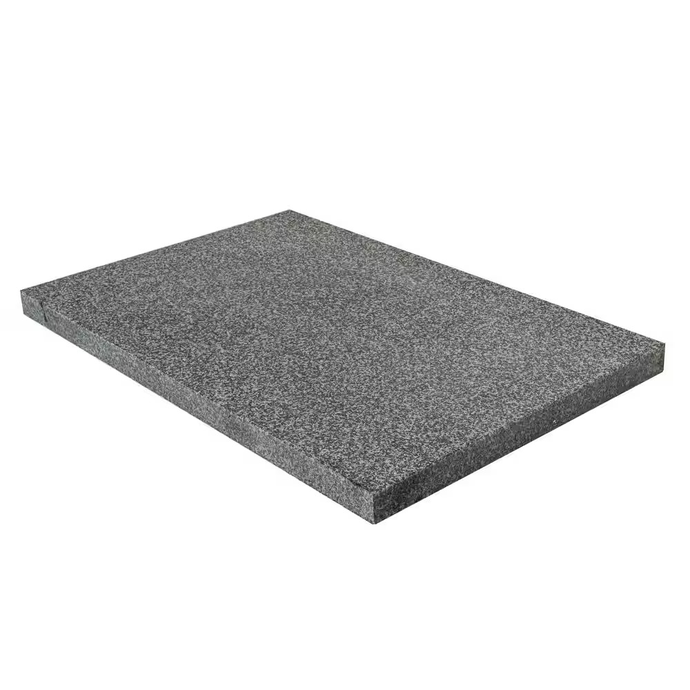 Gray Mist Granite Paver 16 In. X 24 In. X 1.18 In. Rectangular Gray Stone Flamed