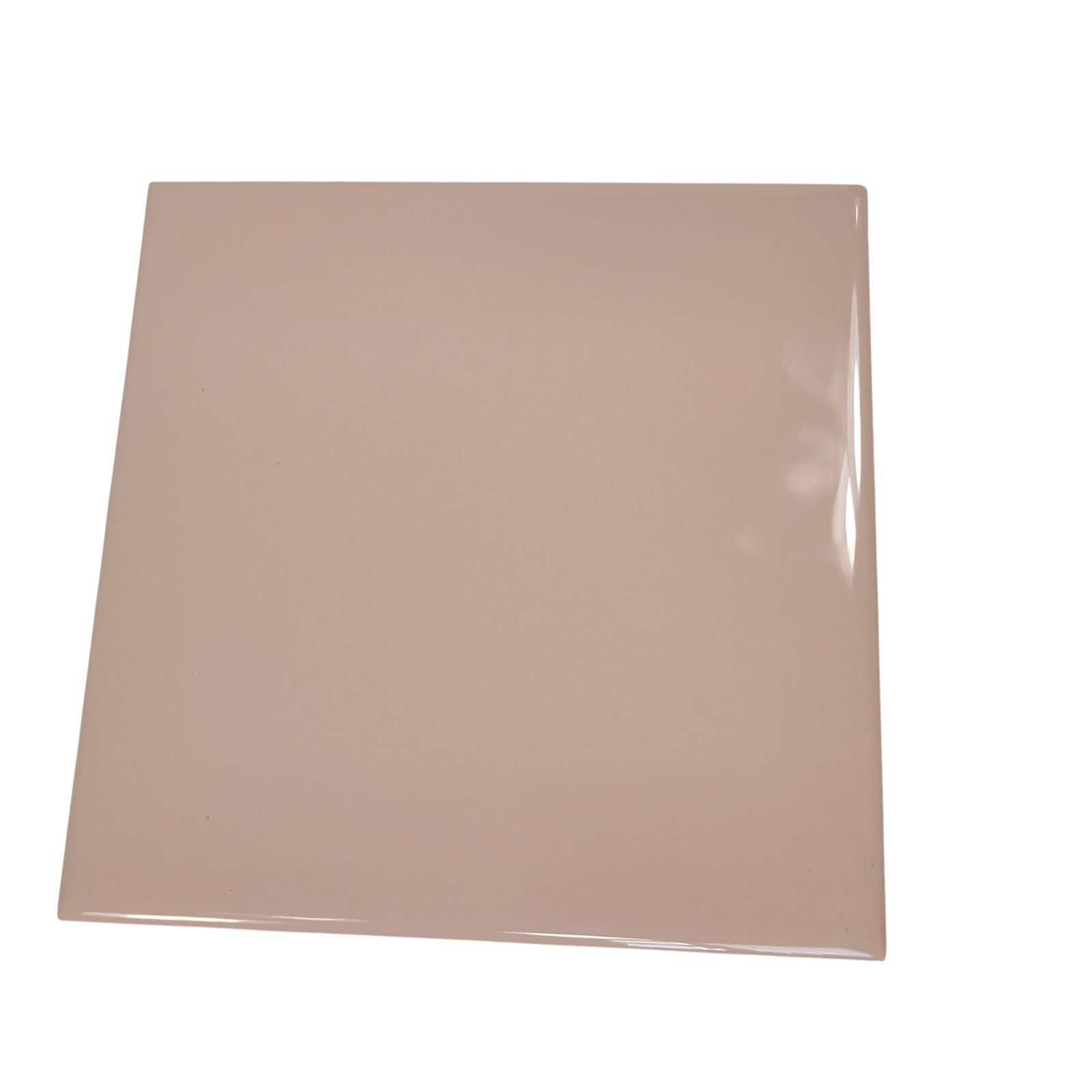 Mamie Pink Ceramic Tile 4.25 in Subway Square Vintage Classic Color 063 Venetian