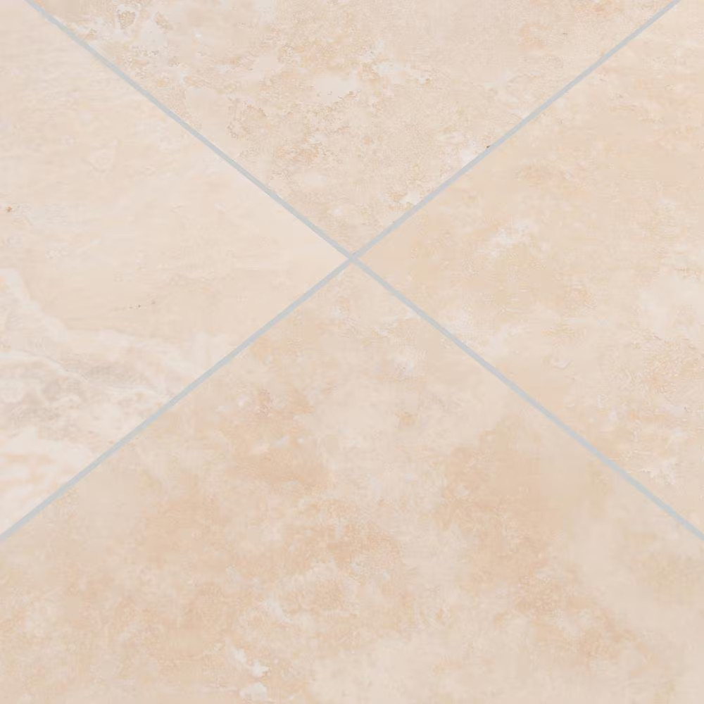 Tuscany Beige 18 In. X 18 In. Honed Travertine Floor and Wall Tile (2.25 Sq. Ft.