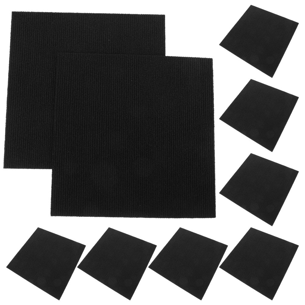 10 Pcs Peel and Stick Tile Adhesive Floor Carpet Tiles for Covering Floors