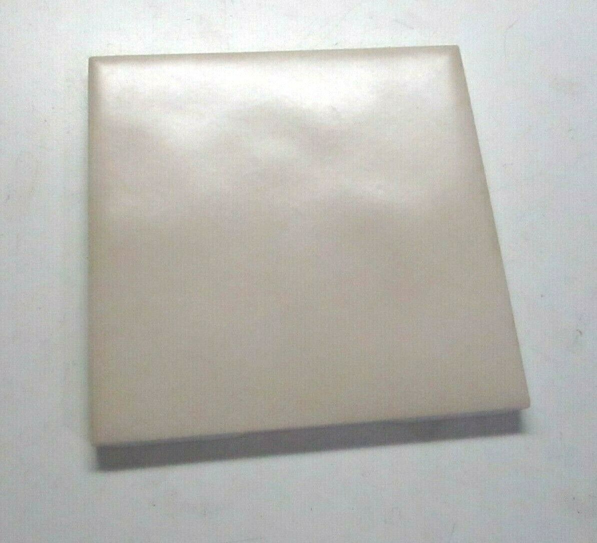 1 Tile US Ceramic USA 4-1/4″ Sq 724764314004 Dimpled Satin Sandstone Dunes Beige