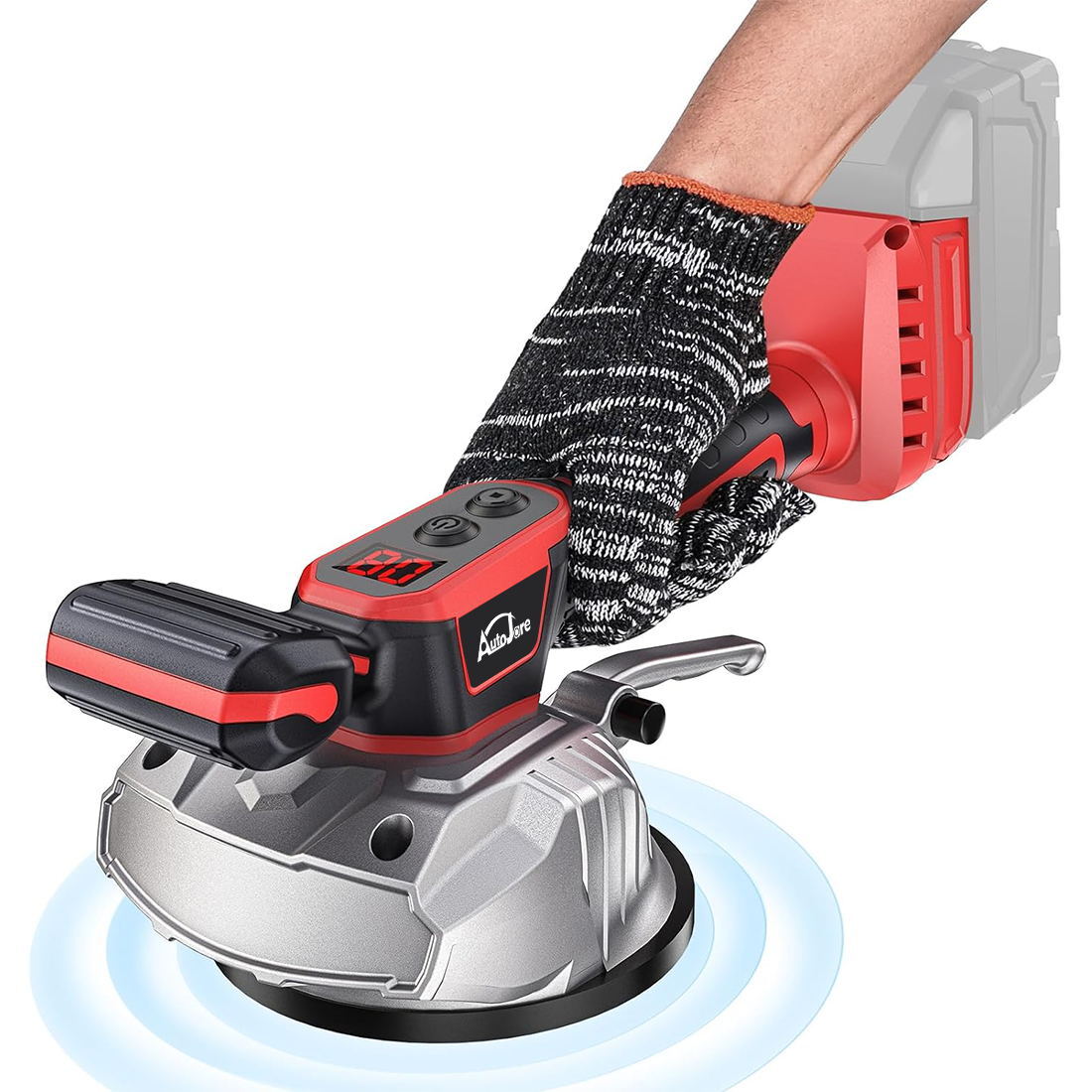 Tile Vibration Leveling Machine for Milwaukee 18V Battery , 5 Adjustable Speed
