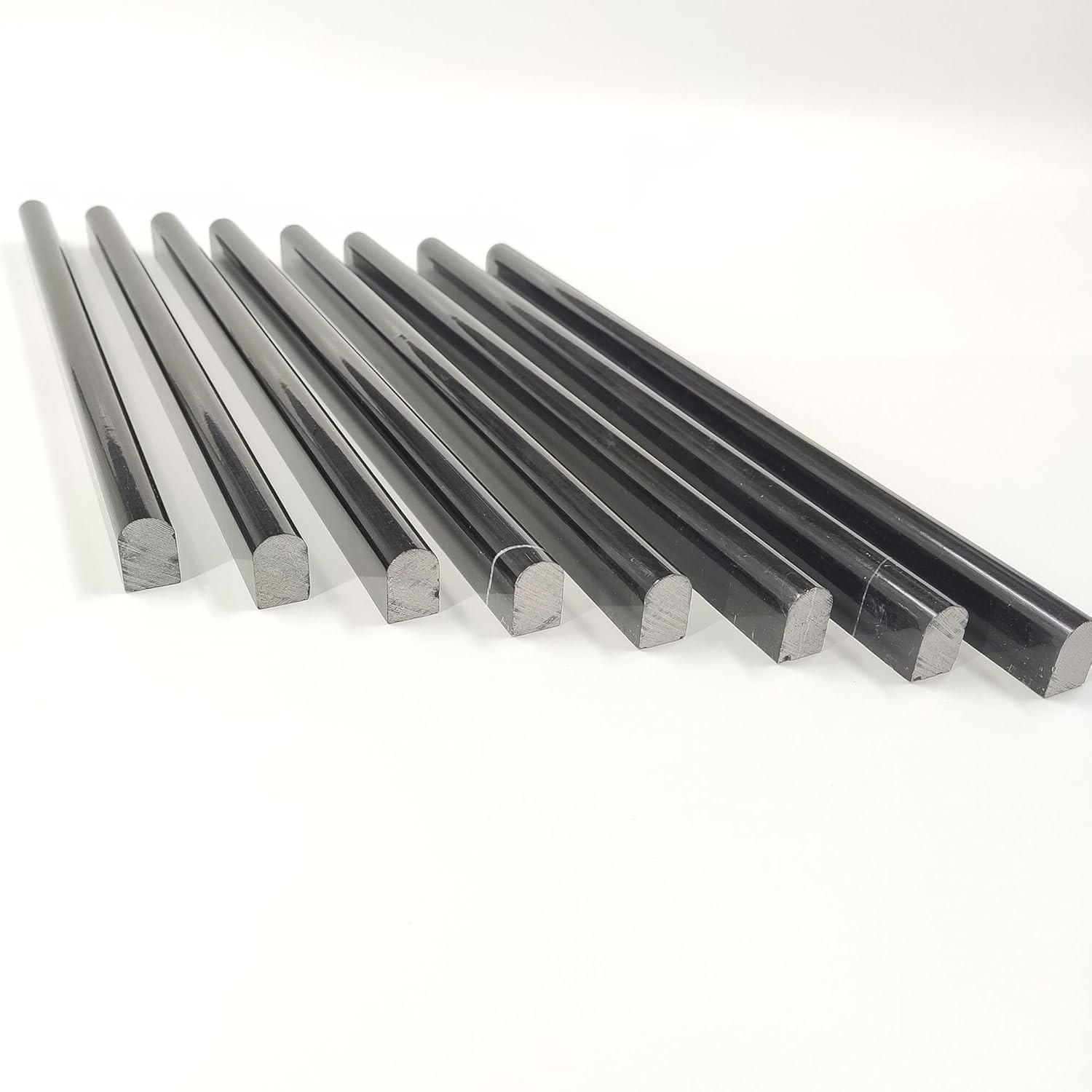 Black Marble Pencil Tile Edge Trim – 15 Pack for Backsplash & Showers