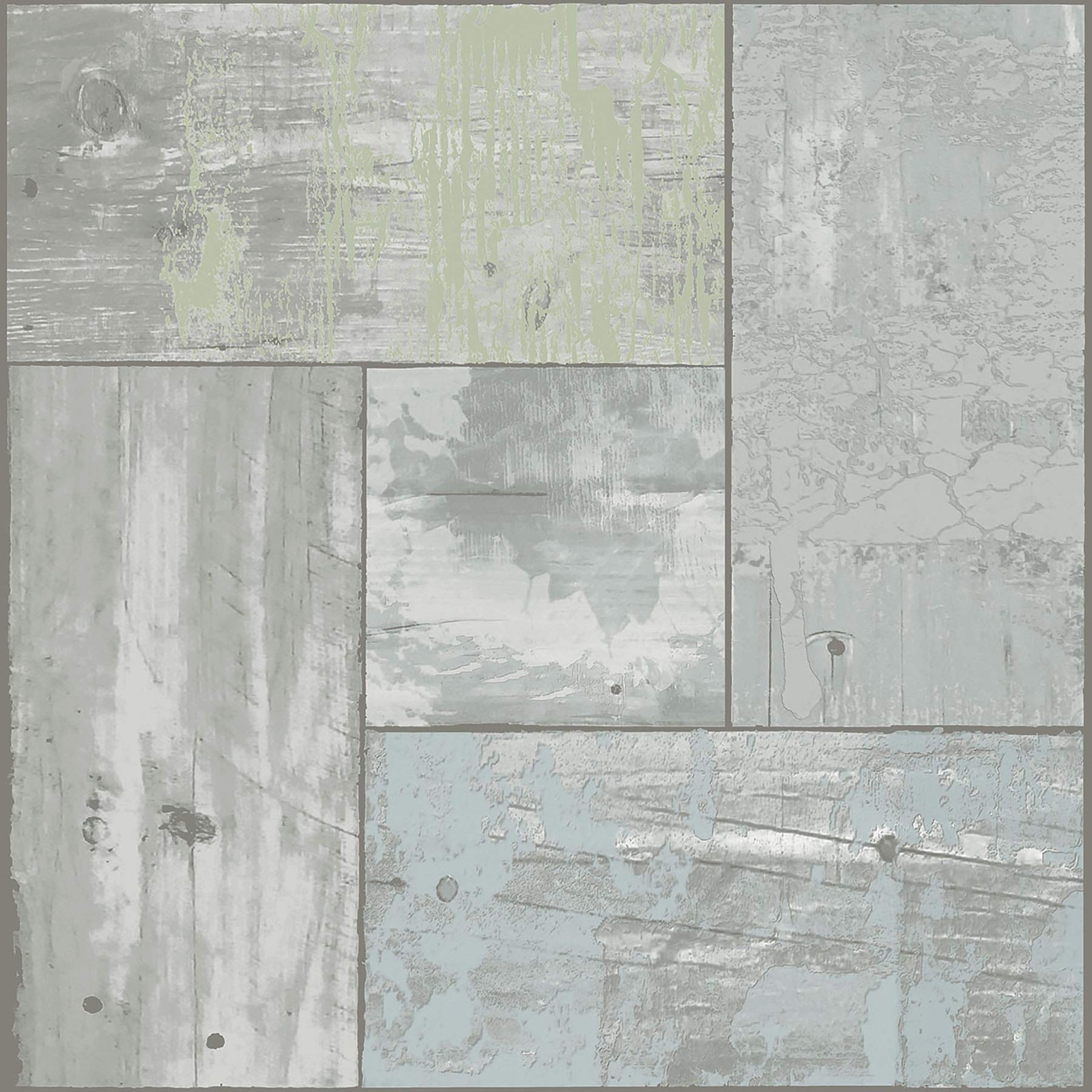 Boardwalk Grey Peel & Stick Floor Tile FP3290 Home Vinyl Decor DIY 1 PCS Fit