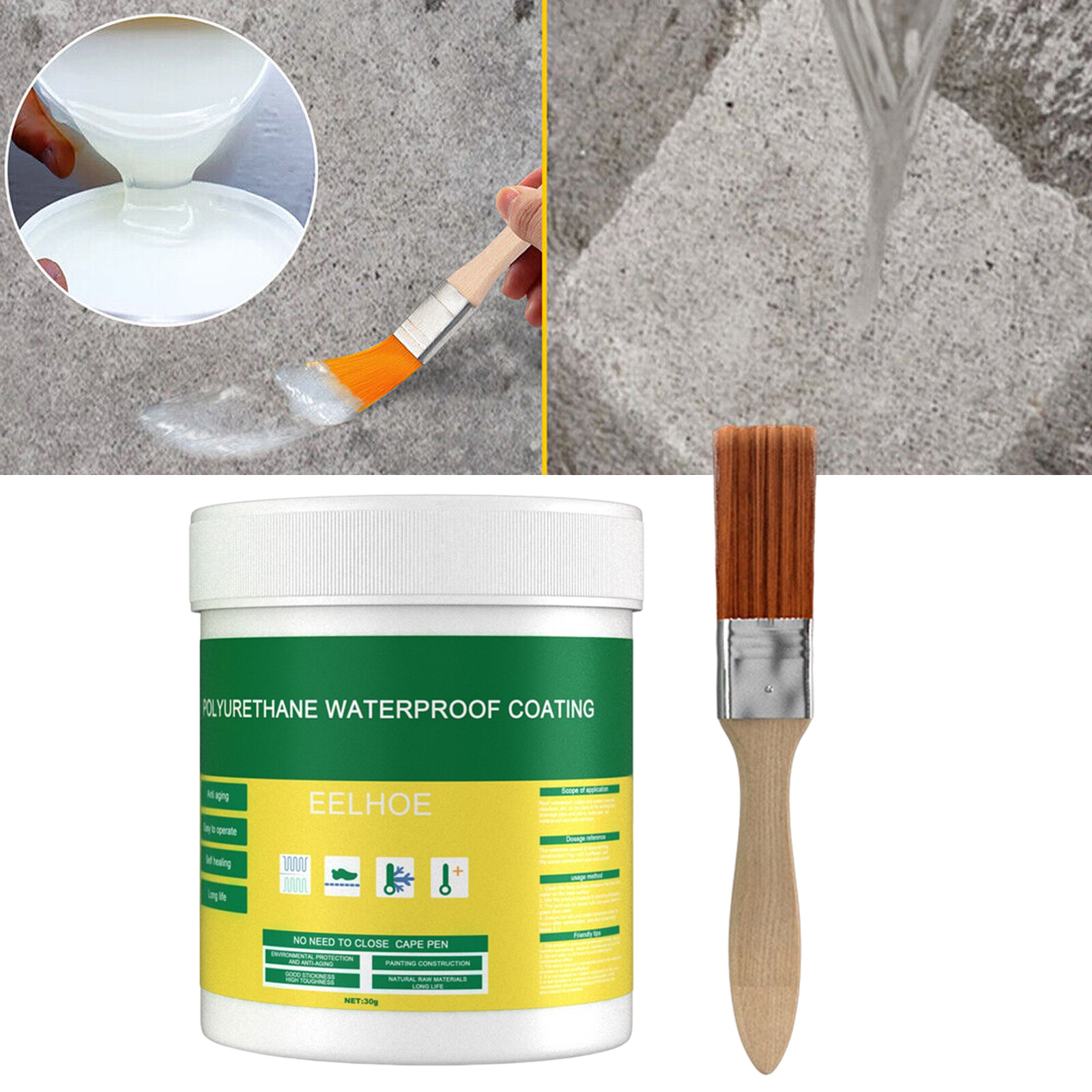 Home Waterproof Invisible Paste Sealant Tile Trapping Repair Polyurethane Glue