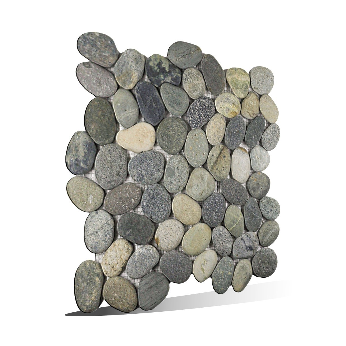 Tan Pebble Natural Stone Mosaic Wall & Floor Tile ($11.50/SqFt)