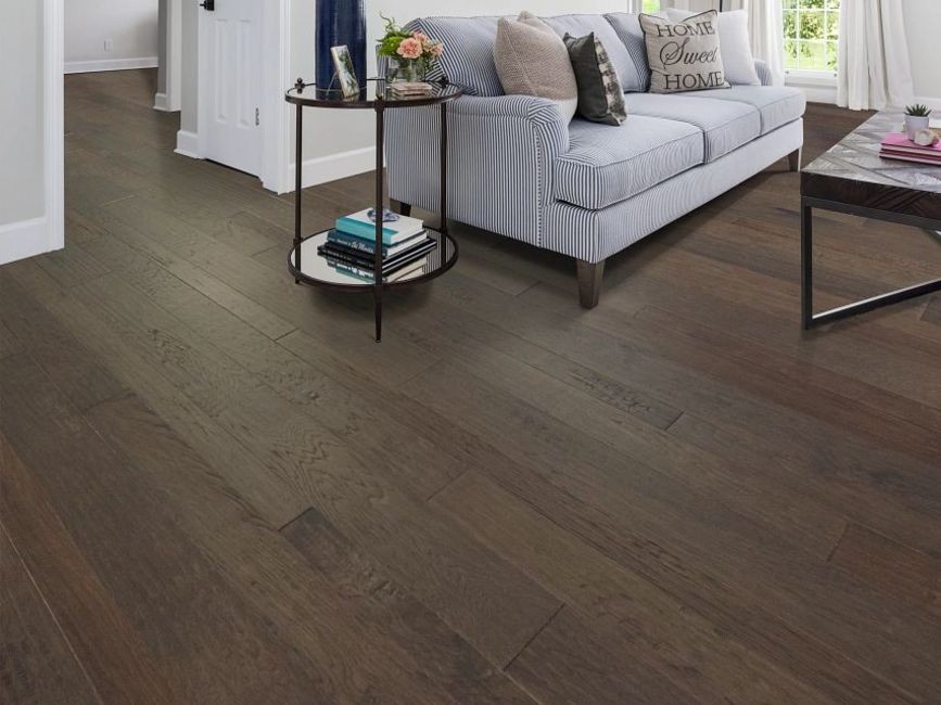 Shaw SW742 Pebble Hill Mixed Width Varying Widths Handscraped – Off White