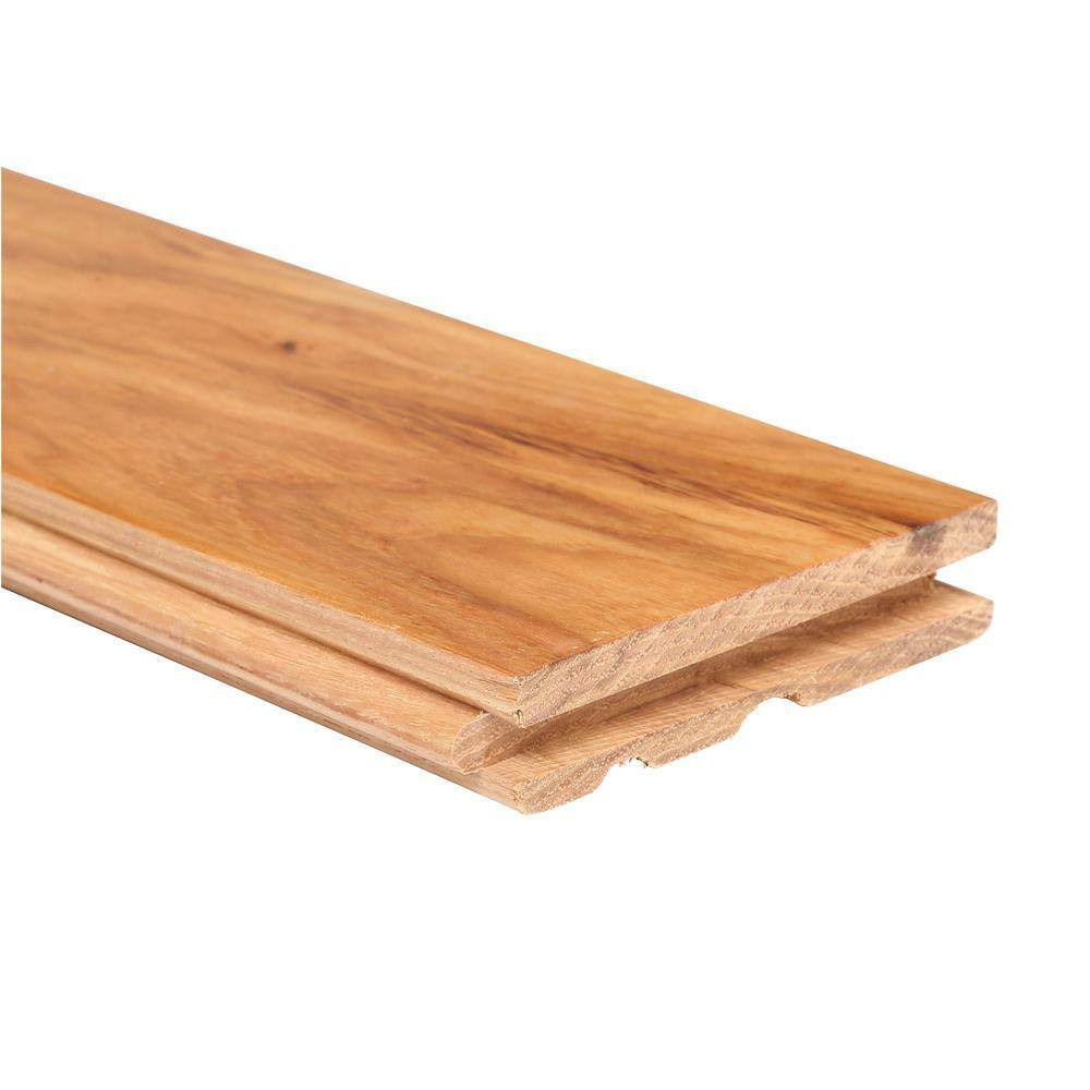 American Home Rustic Natural Hickory 3/4 In. T X 3-1/4 In. W Smooth Solid Hardwo