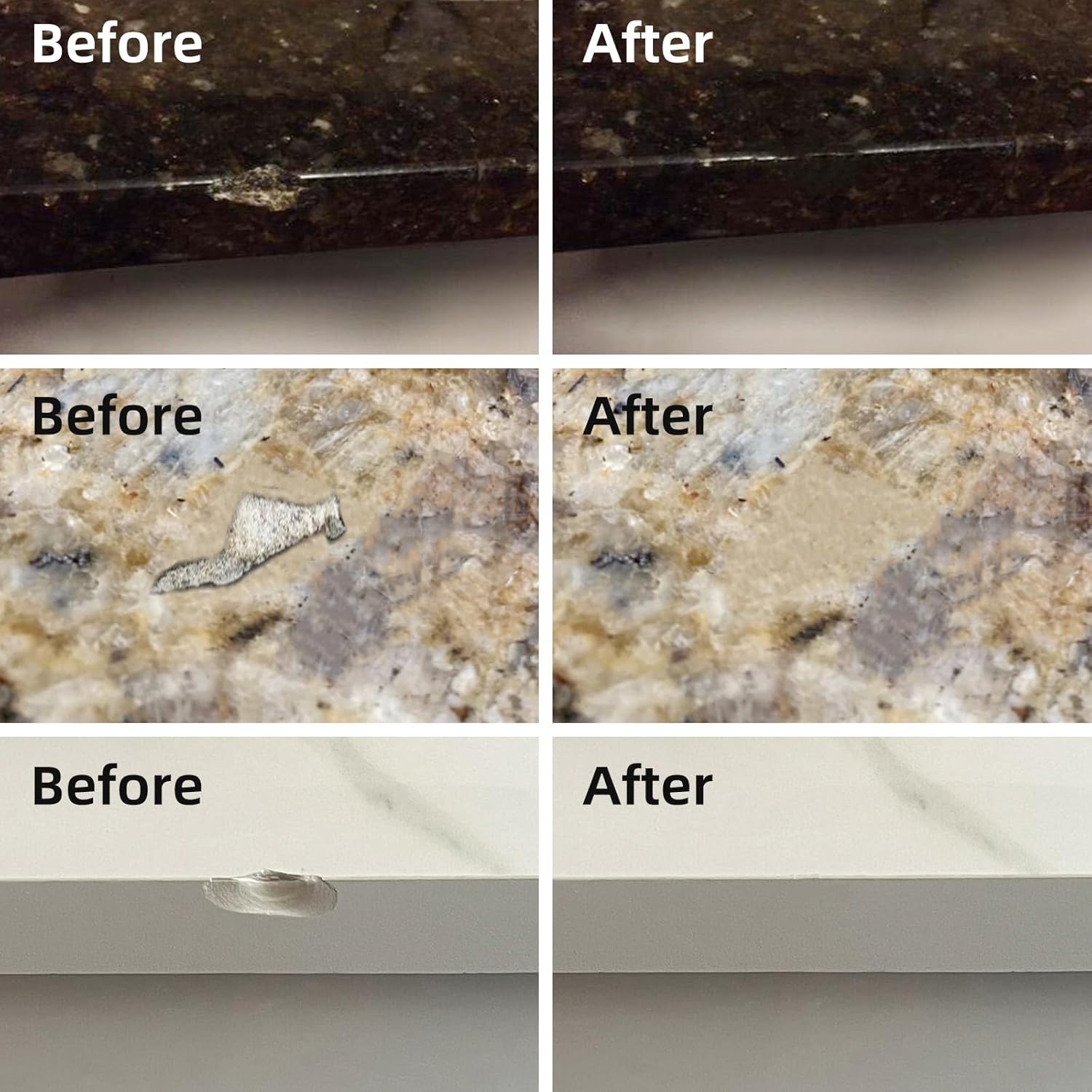 Marble and Granite Repair kit Porcelain Marble Stone and Quartz Countertops R…