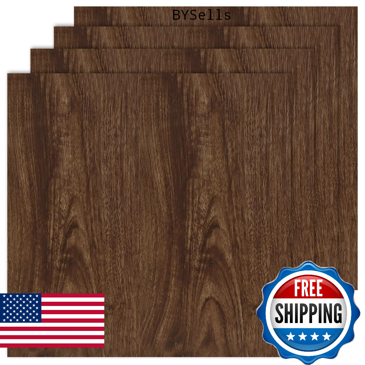 AKOLAFE 40 Sheet Vinyl Flooring 12 x 12 Peel and Stick Floor Tile Waterproof Dar