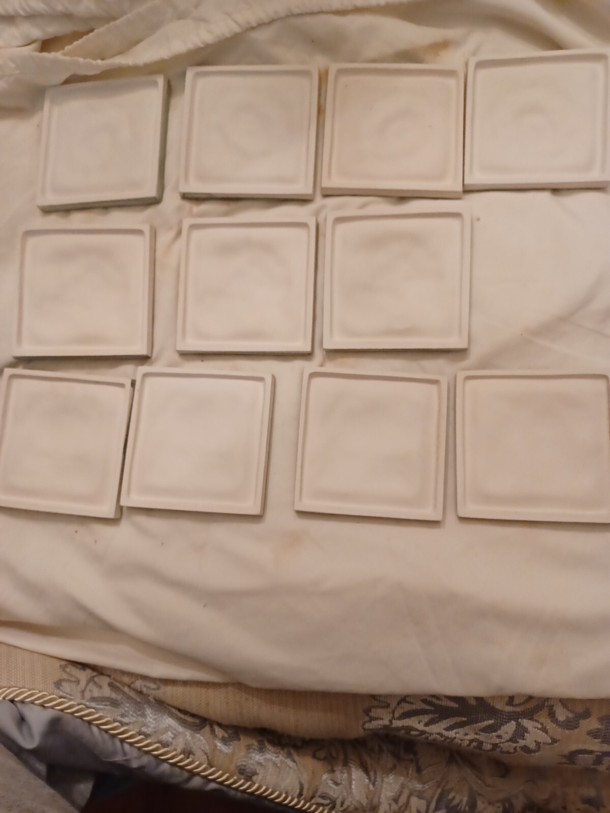 11 pieces – Decorative Ceramic Tile 3 7/8 X 3 7/8 inches – sunflower pattern