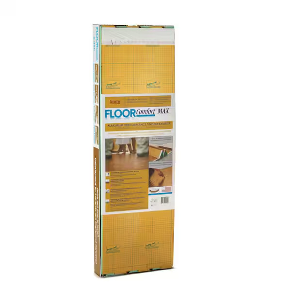 Floorcomfort 100 sq. ft. Fanfold 4 ft. W x 25 ft. L x 5 mm T Underlayment