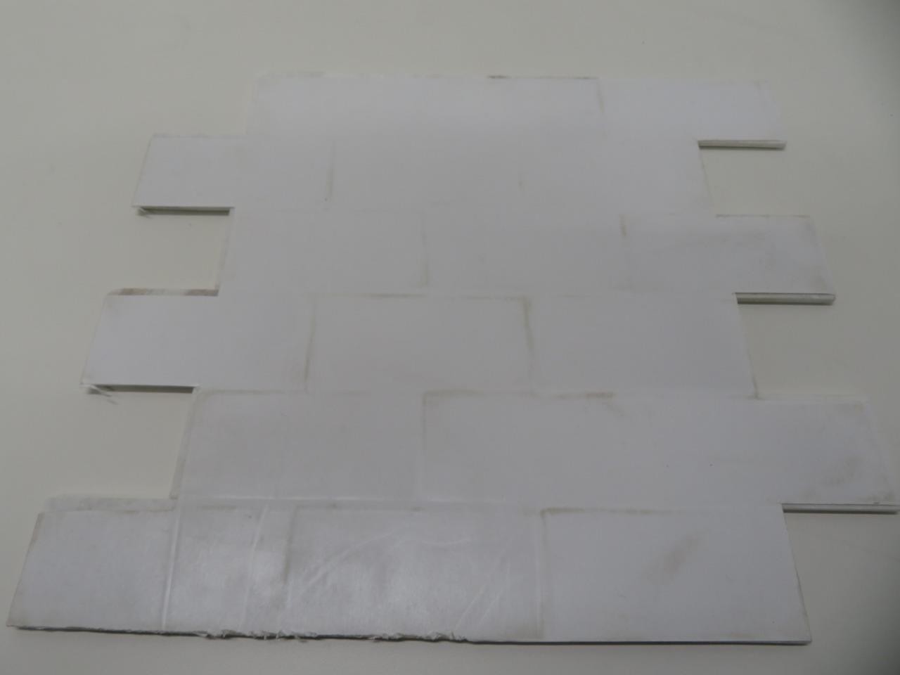Daltile Xpress Mosaix Peel ‘N Stick Daphne White Polished Marble Tile Sheet