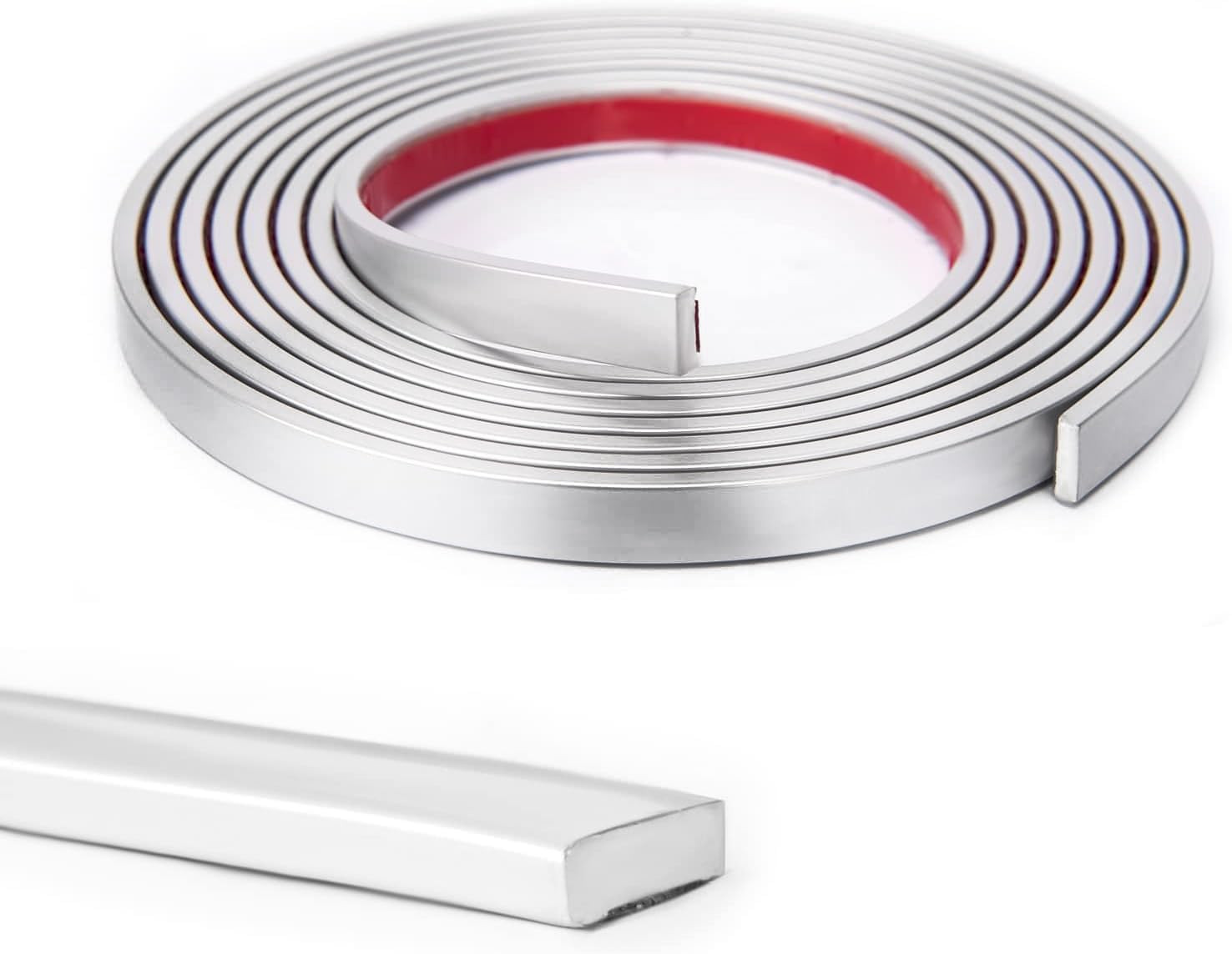 10 Ft Peel and Stick Flexible Vinyl Molding Trim for Wall Tile Edges, Kitchen Ba