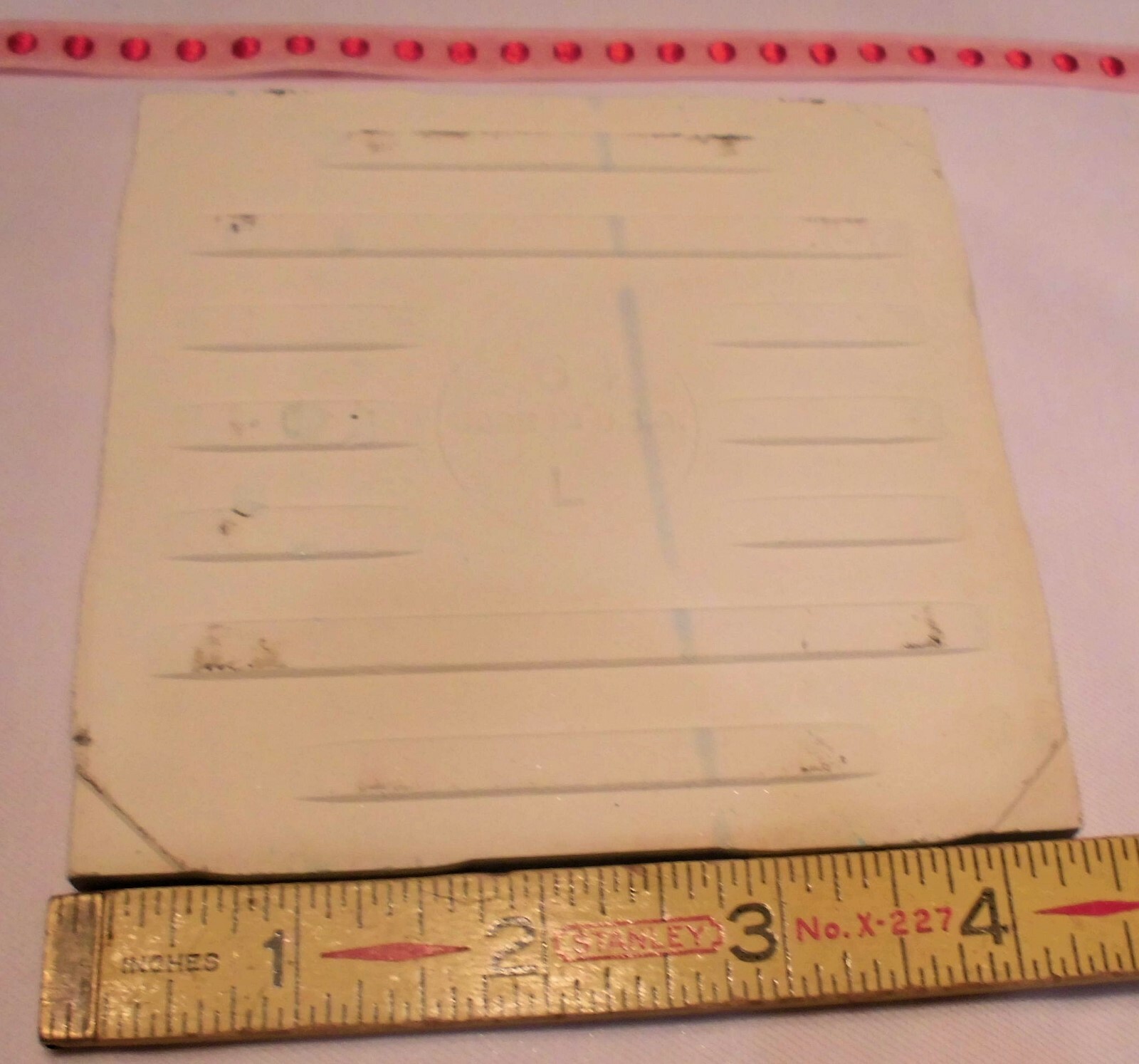 1 pc. Vintage Ceramic Tile *Blue-Greenest* 4-3/8″ by Robertson Tile Co. (NOS)