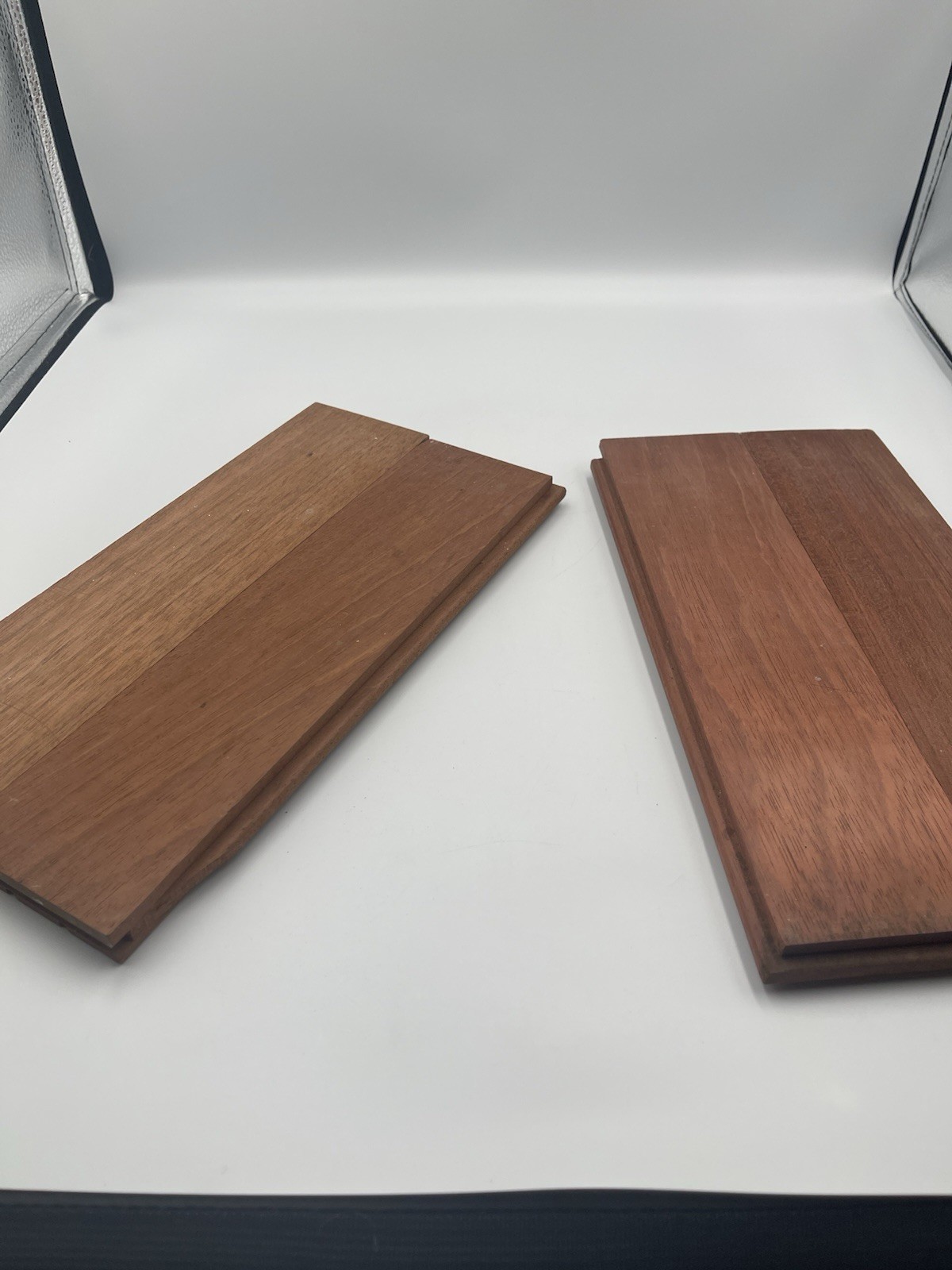 Brazilian Cherry Wood Planks 12”X 3”X.75”Hardwood Interlocking Replacement 6sqft
