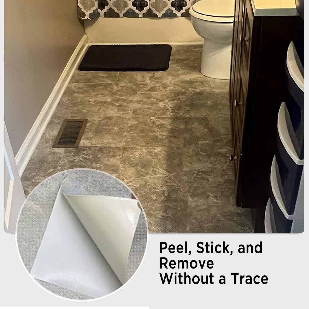 20 PCS Stone Vibe Peel And Stick Floor Tiles 12×12 Inch Vinyl Waterproof New Set