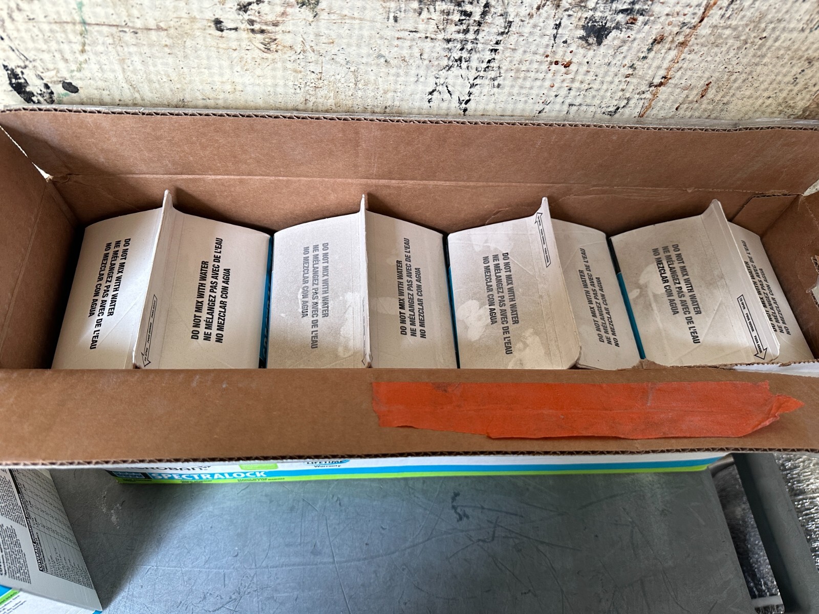Laticrete Spectralock Grout Part C Powder Full Unit 9 lb Stain Res. Light Pewter