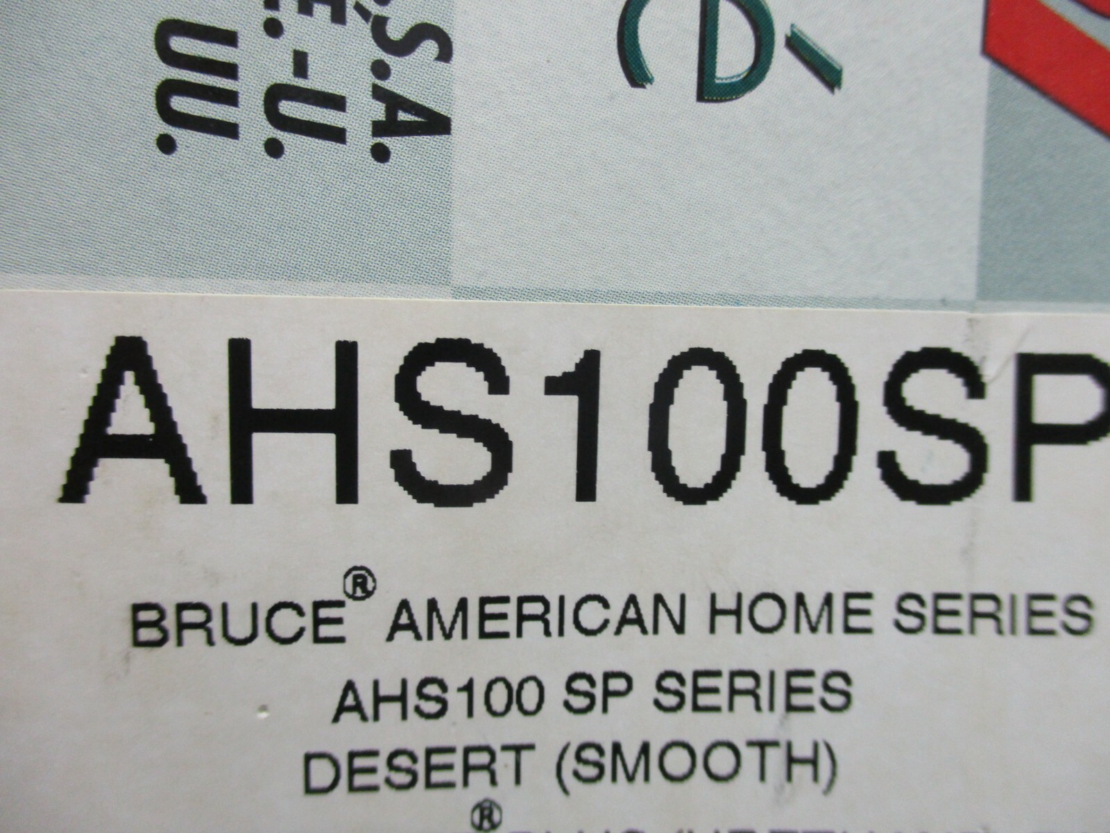1 Bruce 6″x6″ Tile 7/16″ Glue Foam Pad AHS100 Desert 7 Finger Strip Oak Parquet