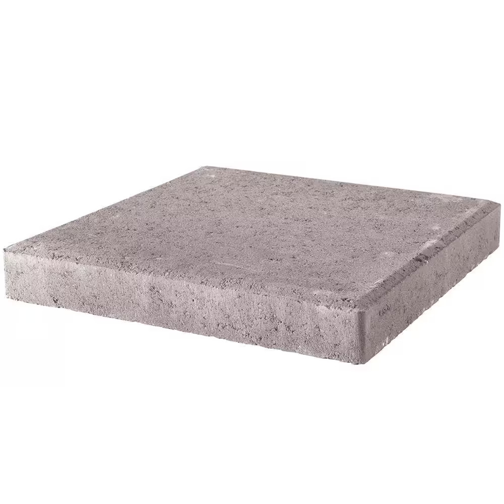 24 In. X 24 In. X 2 In. Pewter Square Concrete Step Stone