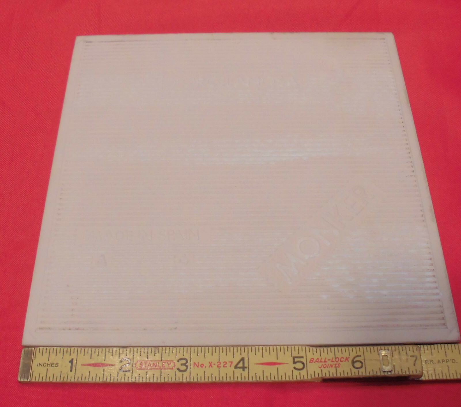 1 pc. 8″ X 8″ *Off White + Gray-Brown Swirls; Ceramic-Porcelain Floor Tile NEW