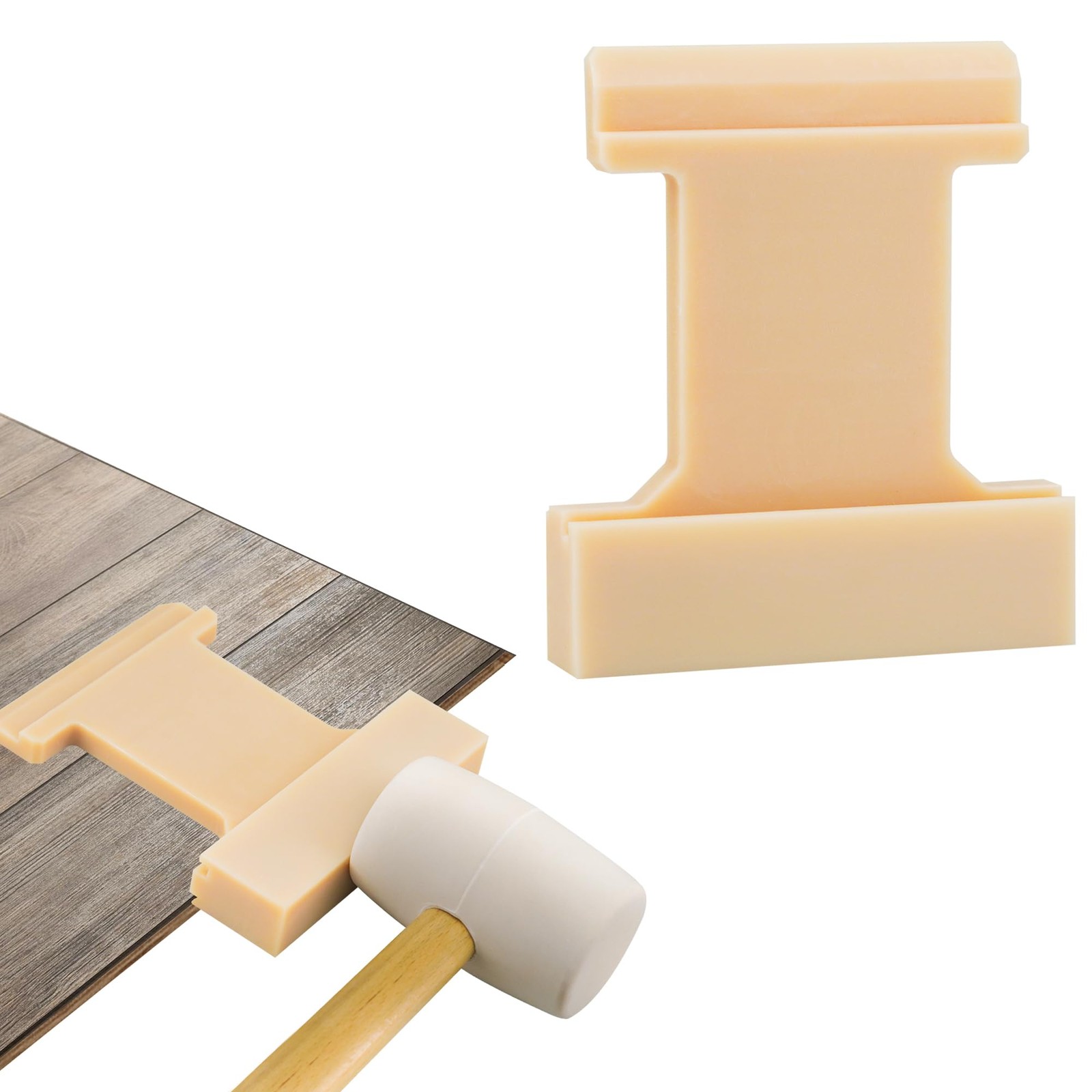 4-in-1 Wood Flooring Installation Tool â€“ XL Tapping Block, Nylon, Laminate …