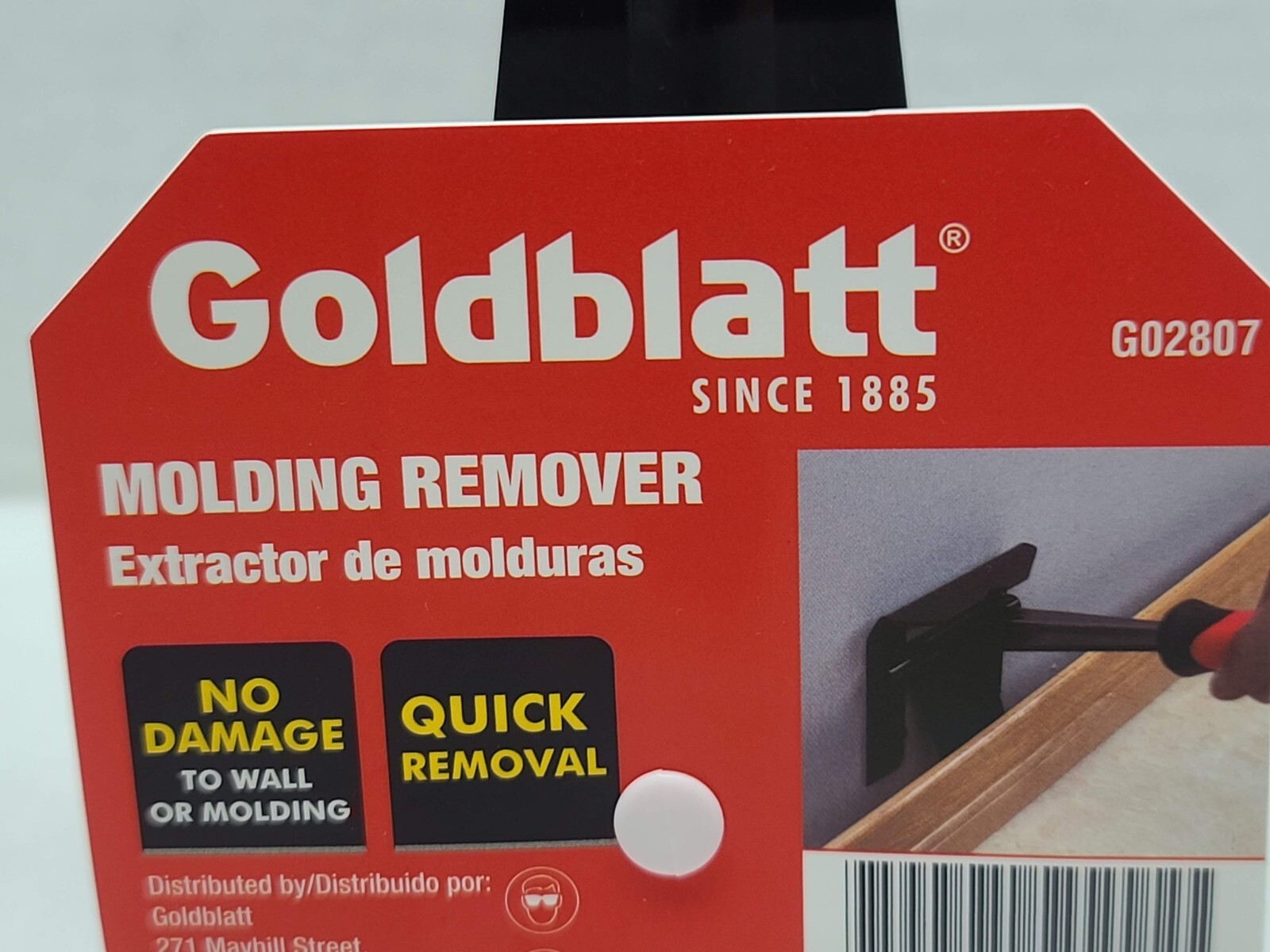 Goldblatt Trim Puller Removal Multi-Tool for Commercial Work Baseboard Molding