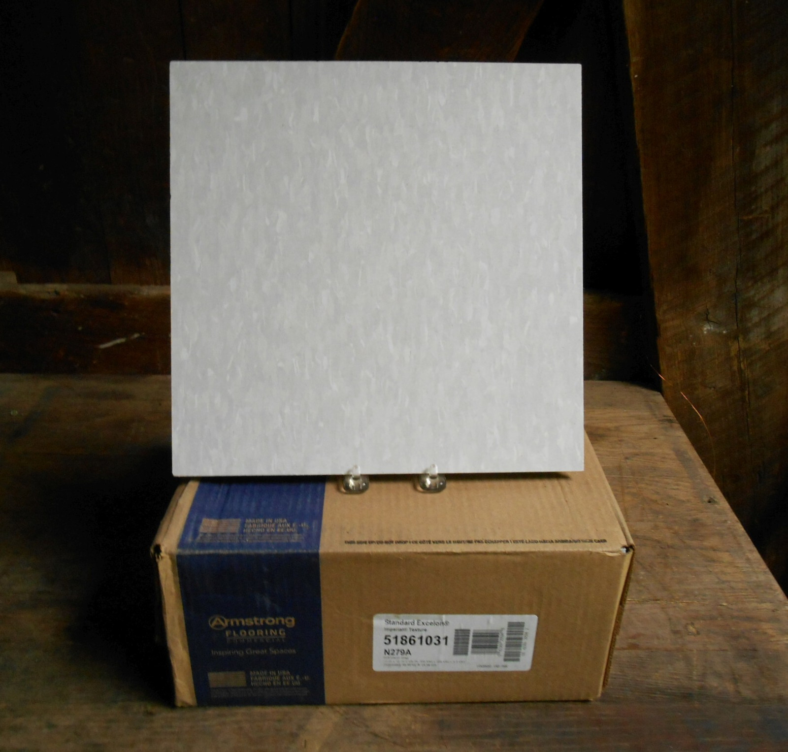 Armstrong Excelon Commercial Floor Tile Soft Warm Gray 12″x12″ Case of 45 Pcs.