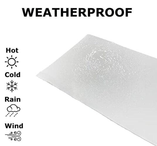 RV Roof Tape, 4″ x 50′ White, RV Sealant Tape for Camper Roof Repair, Trailer
