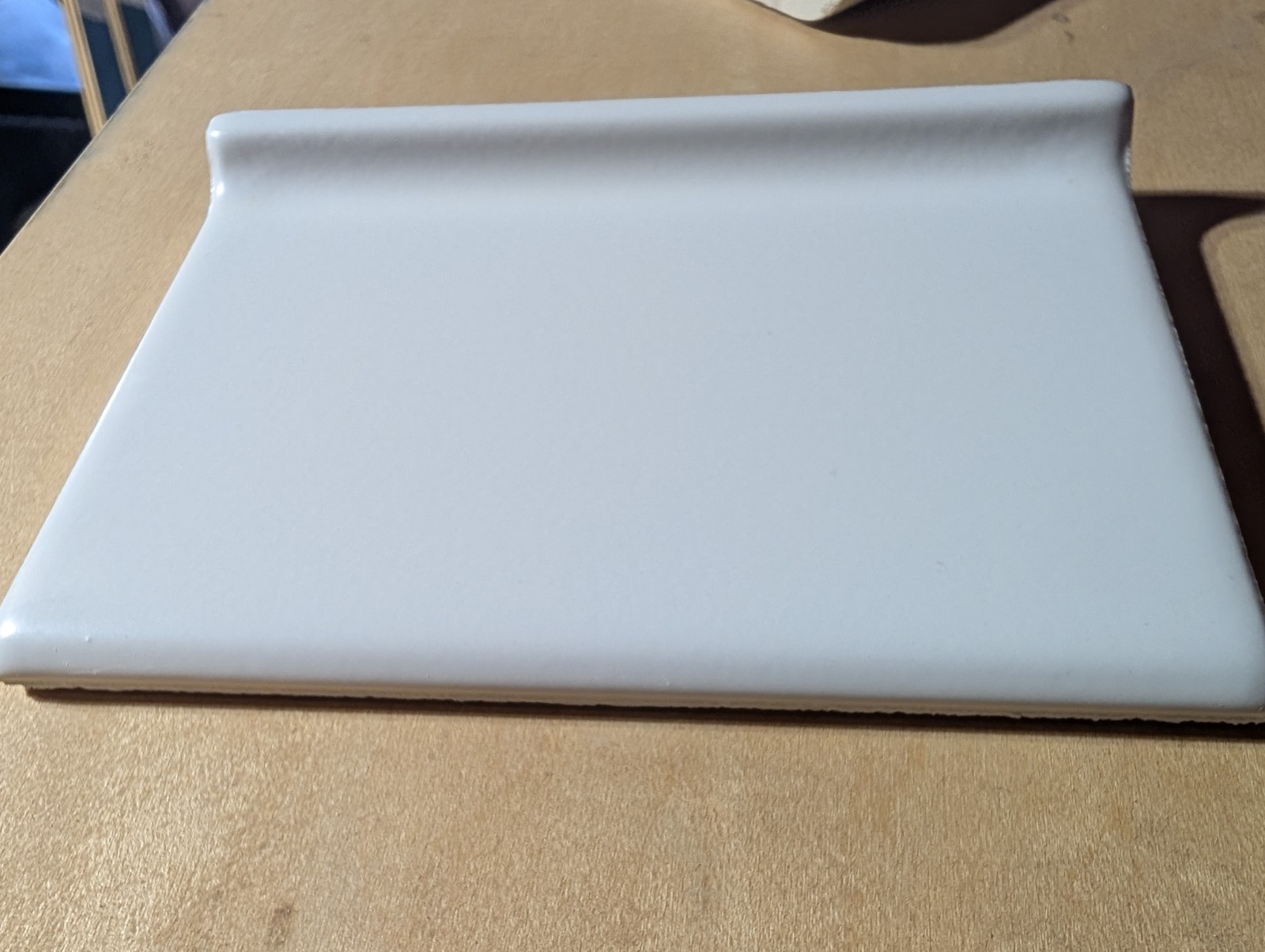 2 Pcs 4 1/4″ x 6″ Ceramic Tile Cove Base S3419T 61 Designer White American Olean