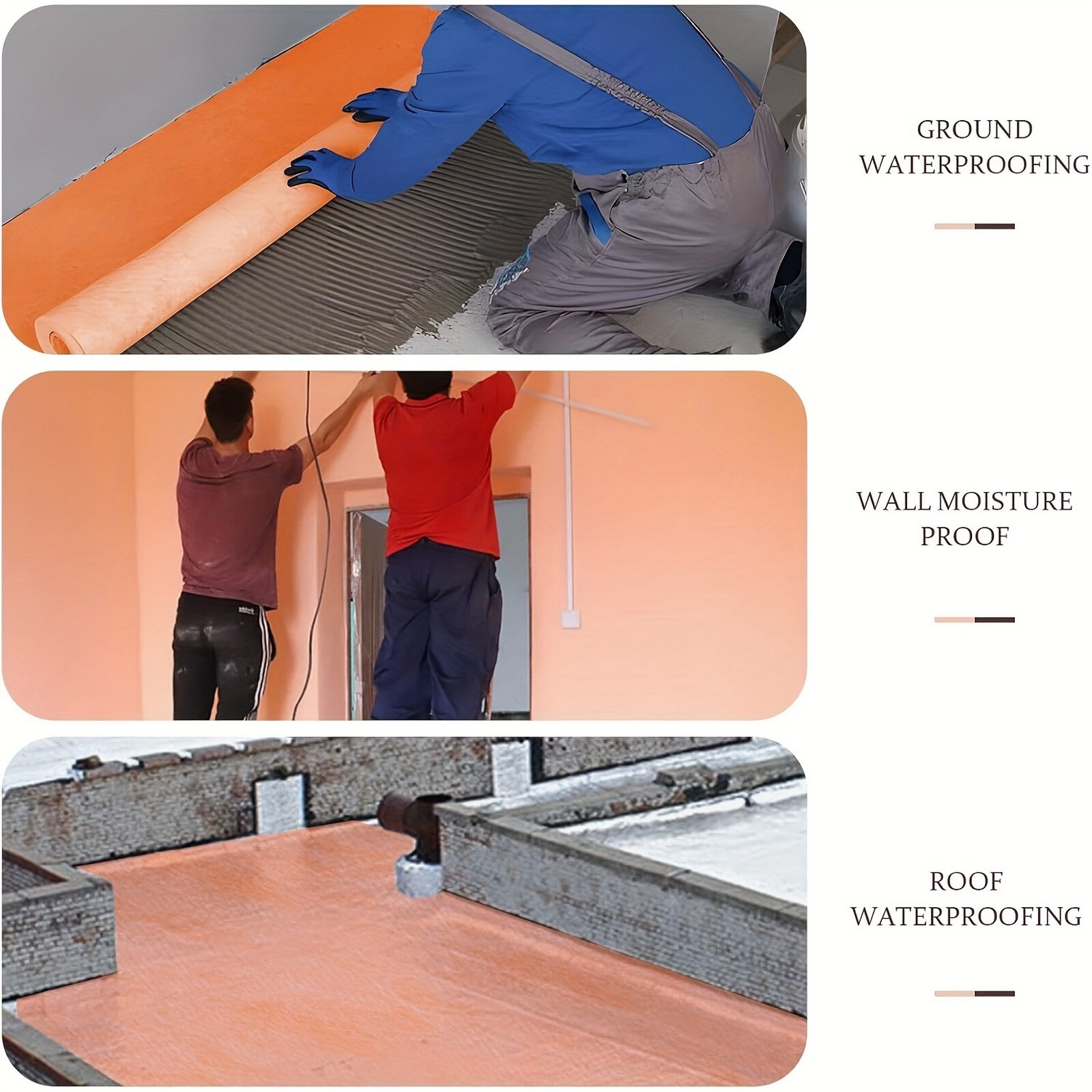 20mil Waterproof Membrane 330Sq ft F Bathroom Shower Tile Flooring Underlayment