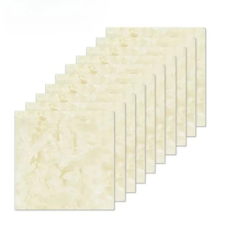 10Pcs Peel and Stick Marble Floor Wall Panels 23.6″x11.8″ PVC Tiles Sticker US