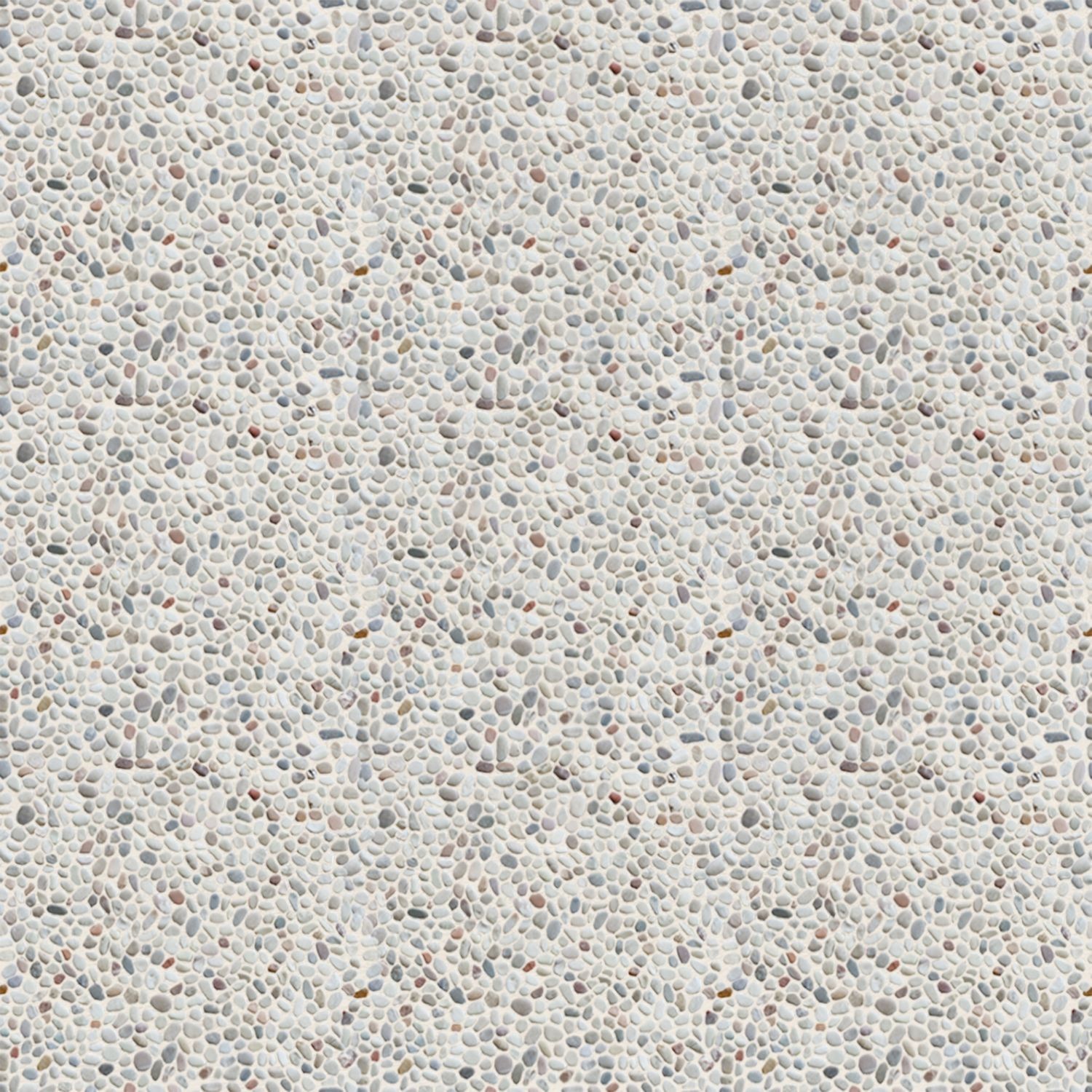 Mini Colour Pebble Natural Stone Mosaic Wall & Floor Tile ($9.8/SqFt)