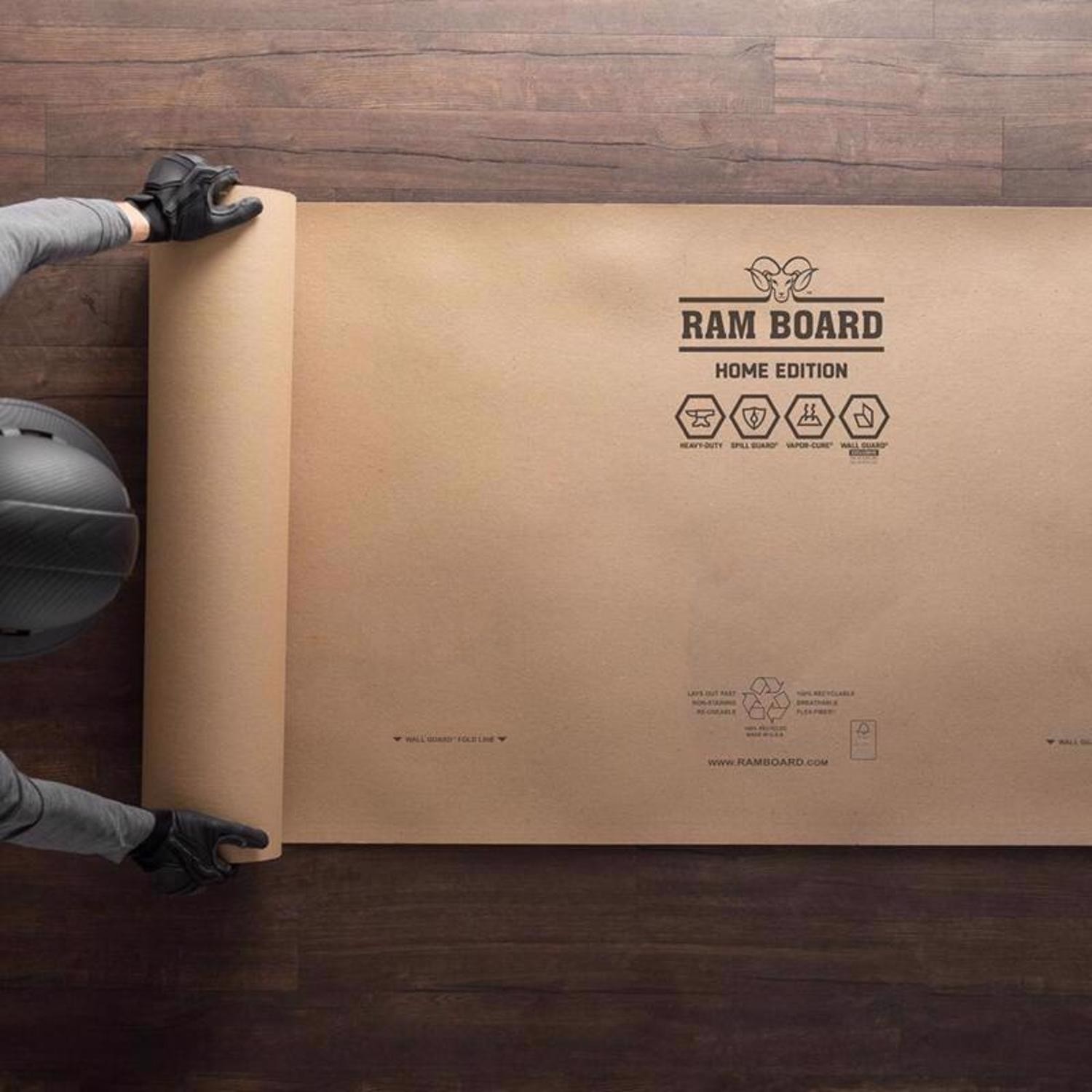 Ram Board Home Edition Builder’s Floor Paper 36in. W X 50 ft. L Paper Beige