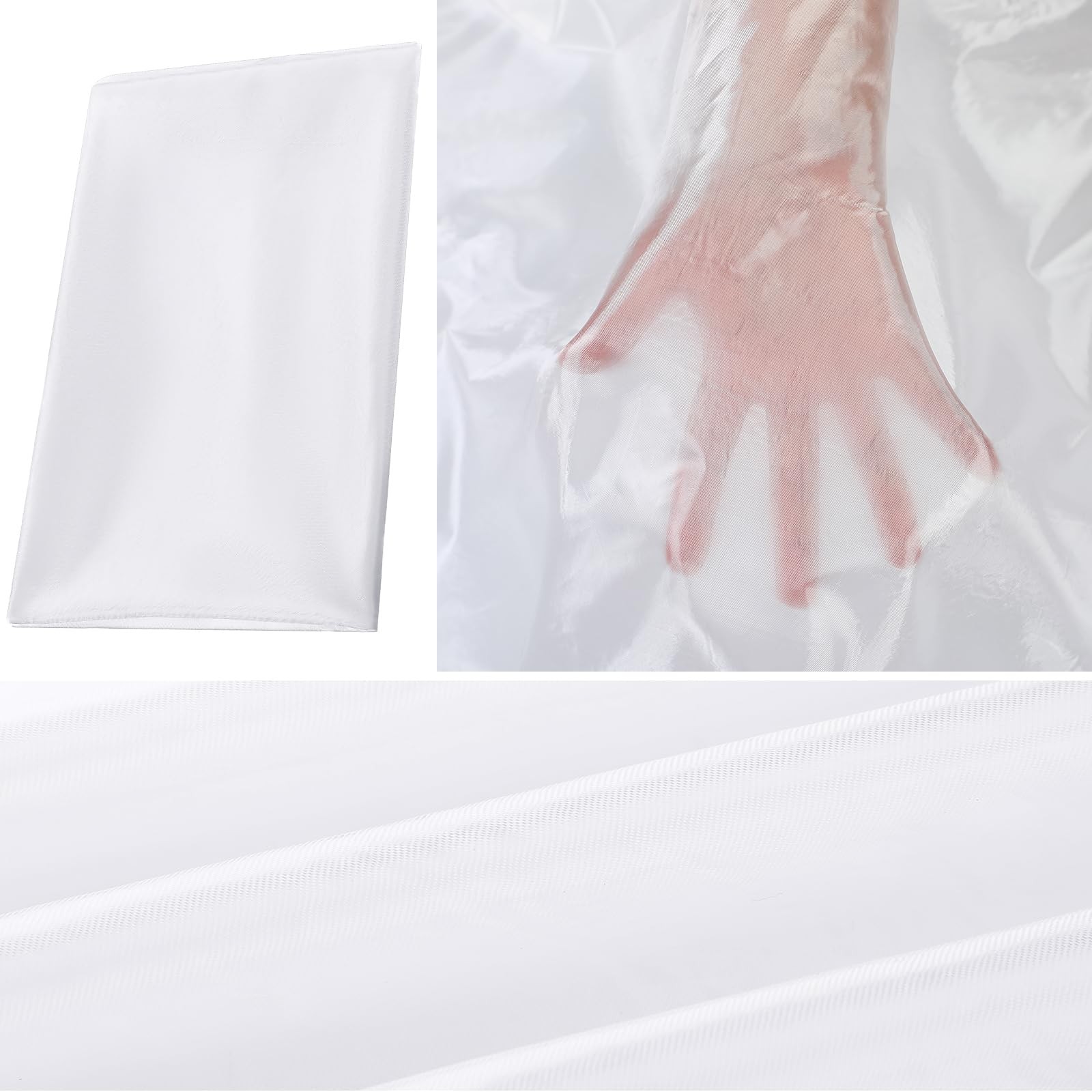 SATINIOR 1 Pcs Lightweight Fiberglass Cloth 0.75 oz x 47″ W x 80″ plain weave