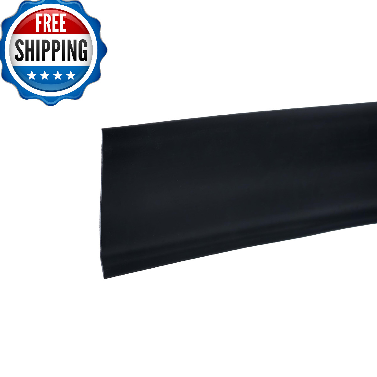 M-D Building Products 4x120ft Vinyl Wall Base Flexible Dry Back Trim Black