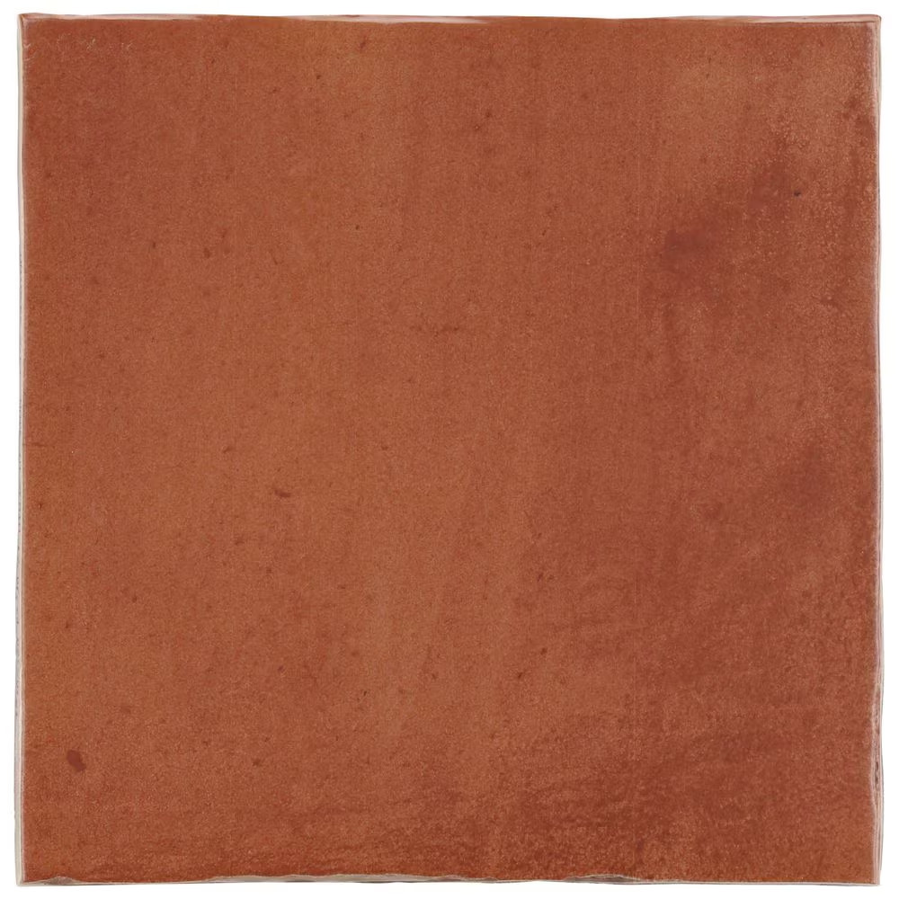 Sienna Terracotta Canyon 8.85 In. X 8.85 In. Matte Porcelain Floor and Wall Tile