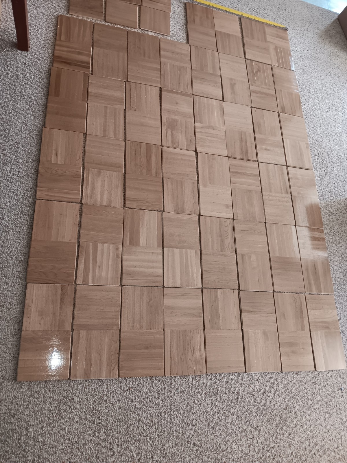 22 + Square Feet Bundle WHITE OAK 7 finger Parquet Flooring – Topflor 1/2 tiles
