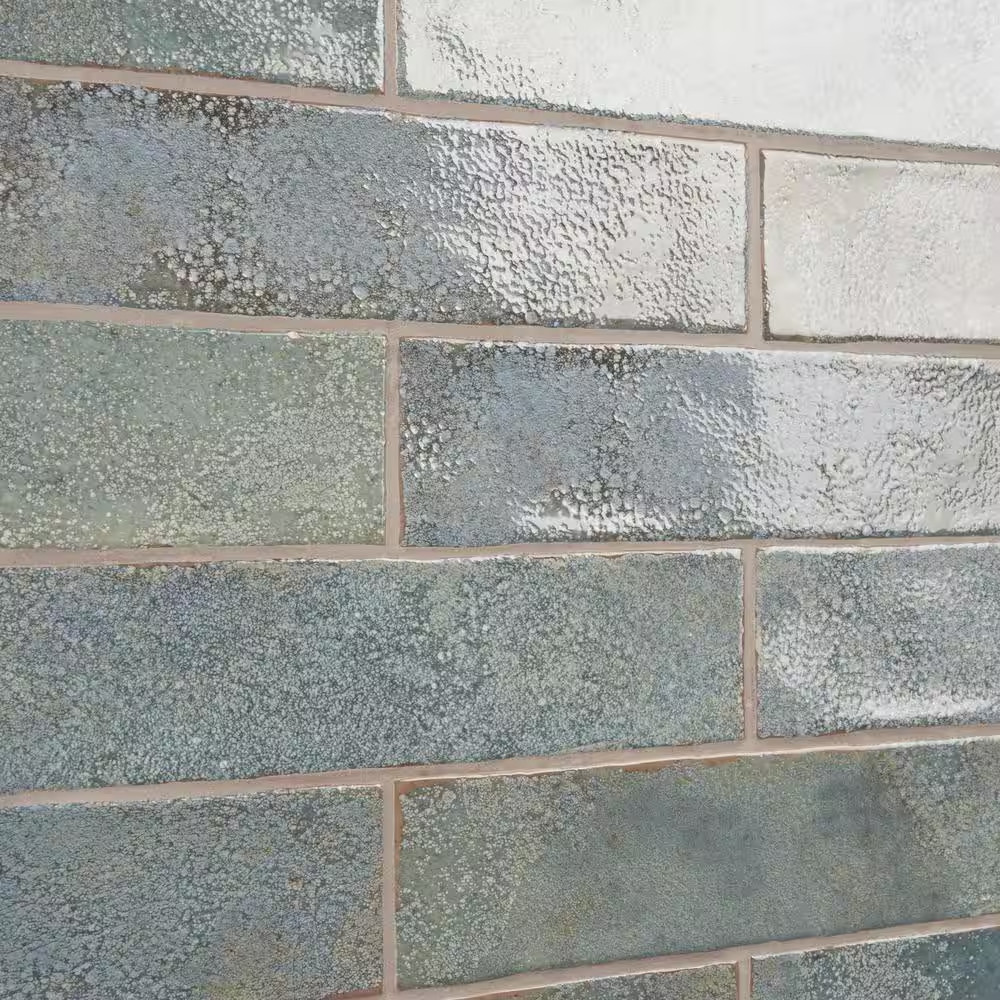 Mandalay Green 2.95 In. X 11.81 In. Polished Ceramic Wall Tile (5.38 Sq. Ft./Cas