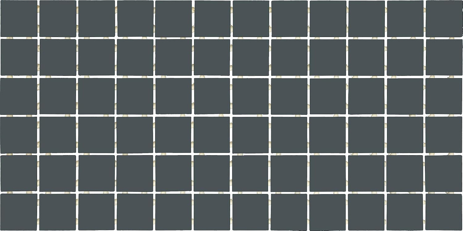 Chalkboard/Gray 2″ Ceramic Mosaic Tiles for Backsplashes & Walls – 12 PC Set