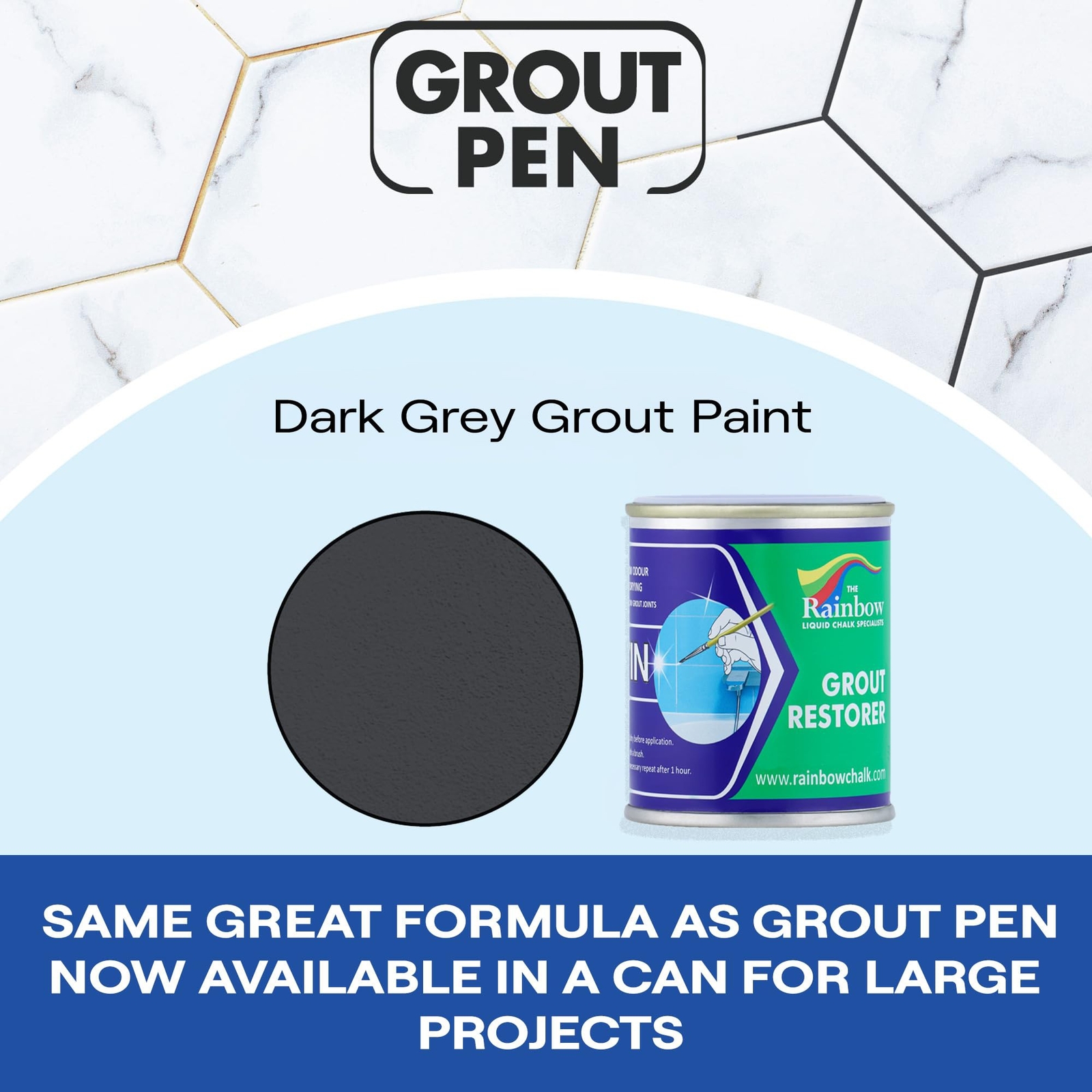 Grout Pen Grout Paint: Waterproof Tile Paint Grout Refresh Restorer for Floor…