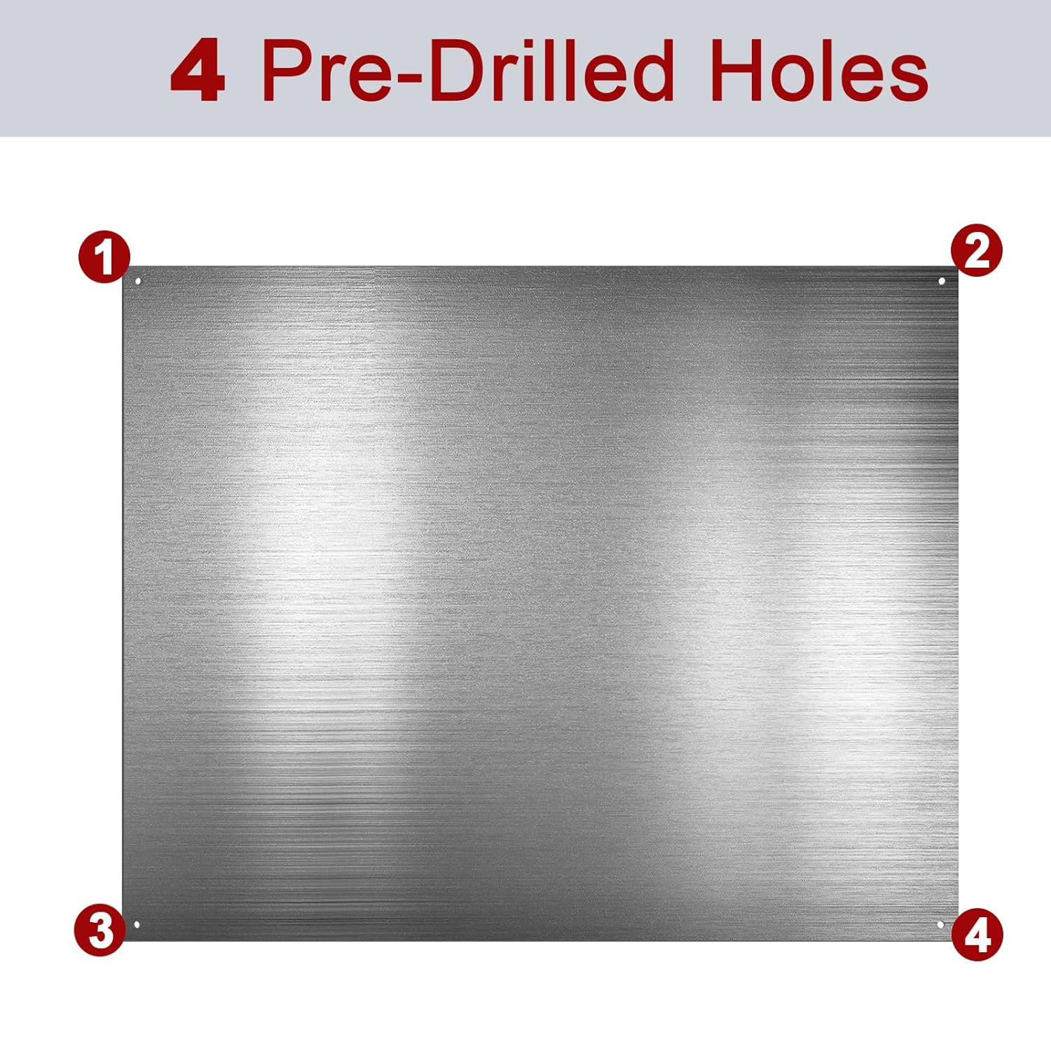 24 by 36 Inch Reversible Stainless Steel Backsplash Metal Backsplash Kitchen Sto