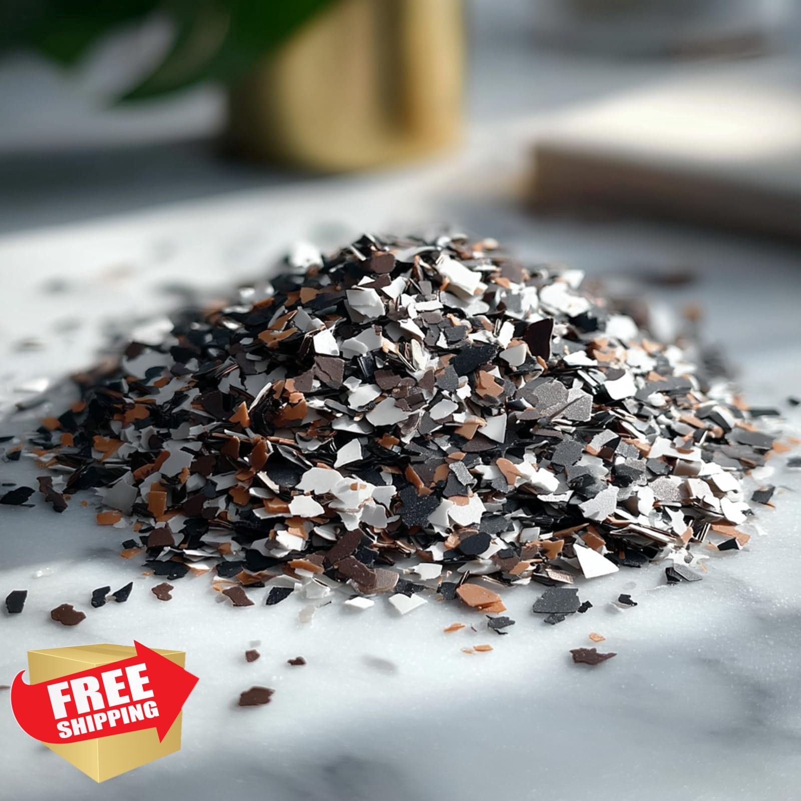 KEPYDRMTF 6lb Blend Floor Flakes Black Coffee