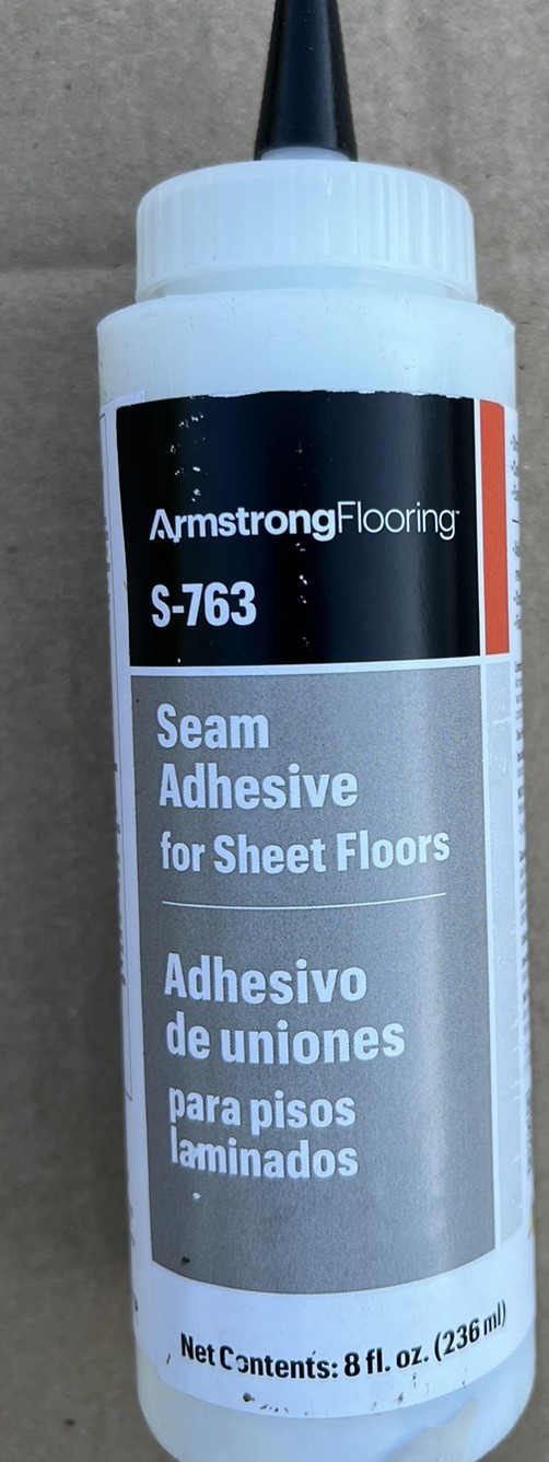 Armstrong Flooring S-763 Seam Adhesive Seam Sealer Sheet vinyl 8Oz Each Lot of 6