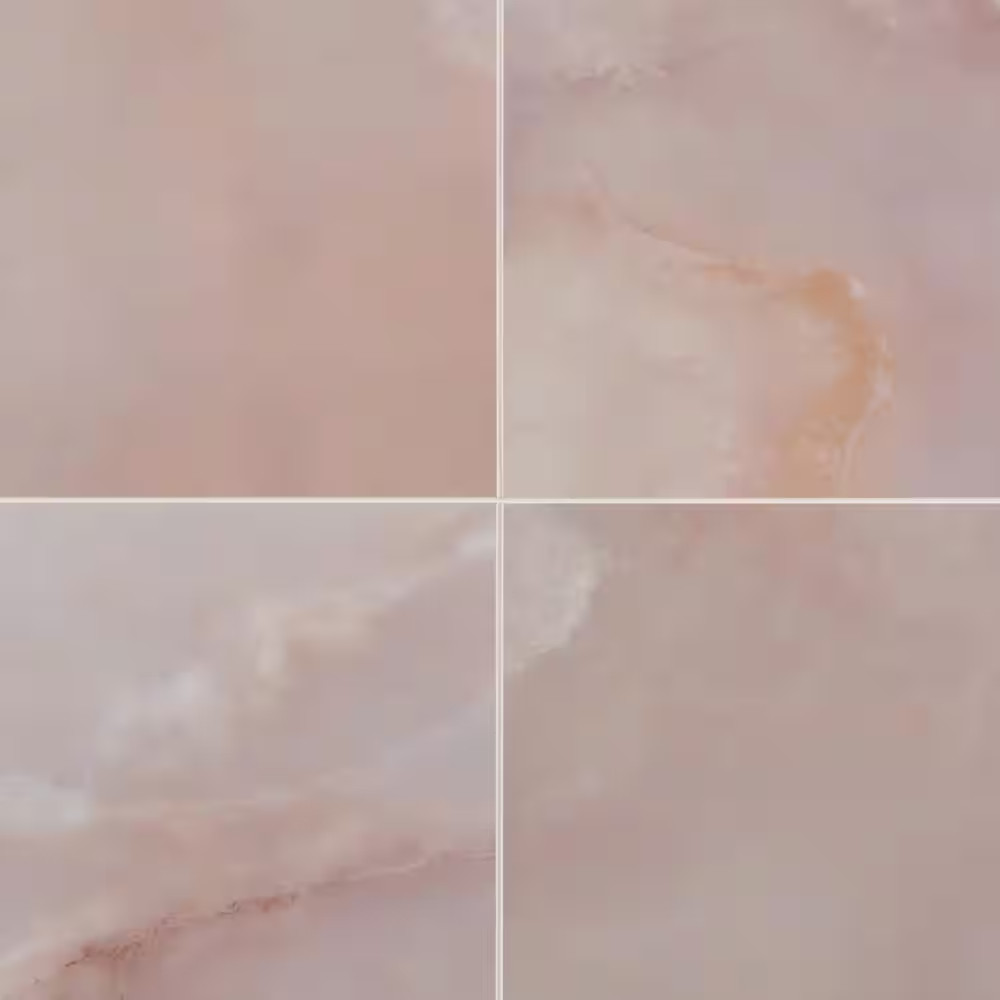 Jume Onyx Coral 23.62 In. X 47.24 In. Polished Porcelain Floor and Wall Tile (15