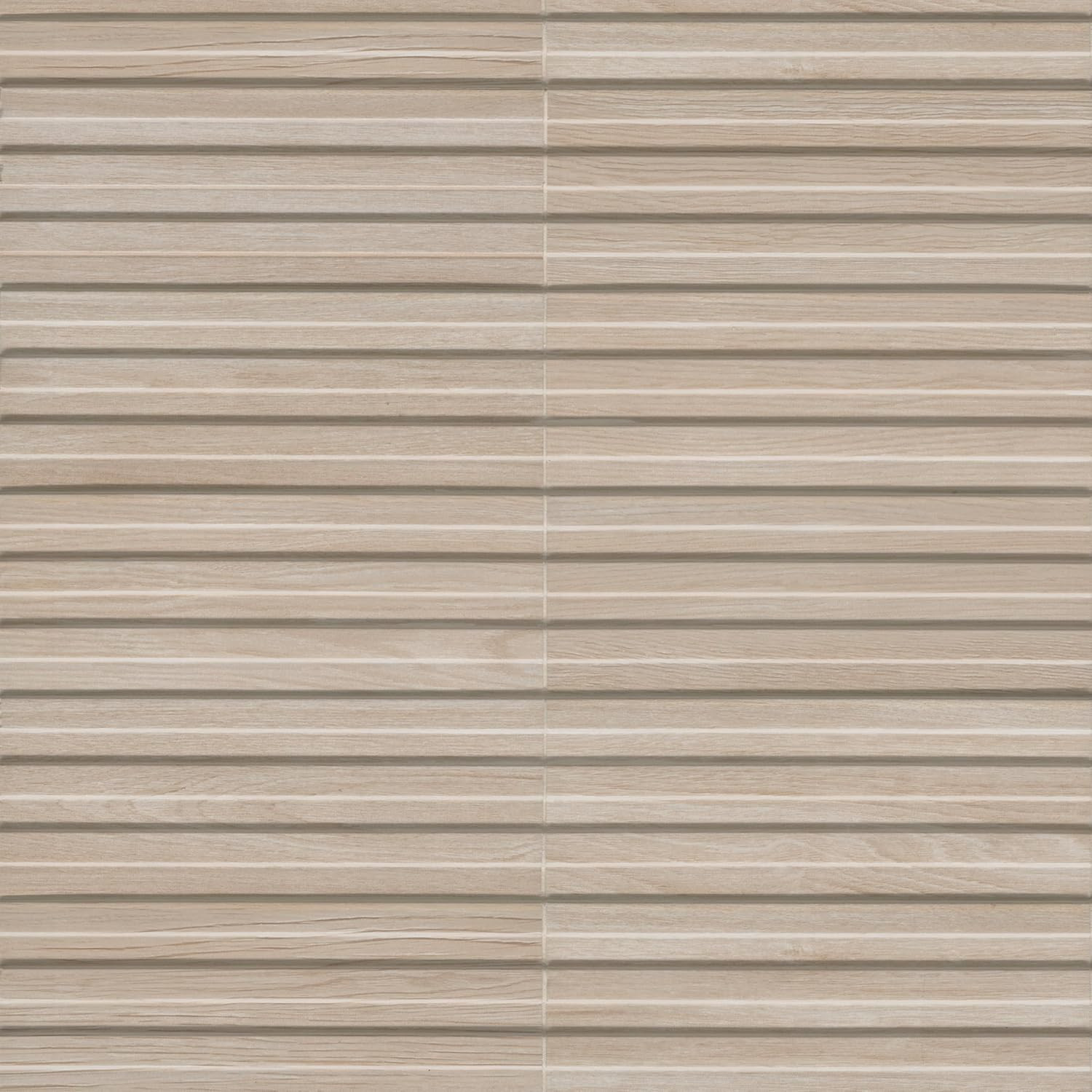 Serata Vibra Dunewood 6 In. X 16 In. Matte Porcelain Slat Fluted Wood Look Wall