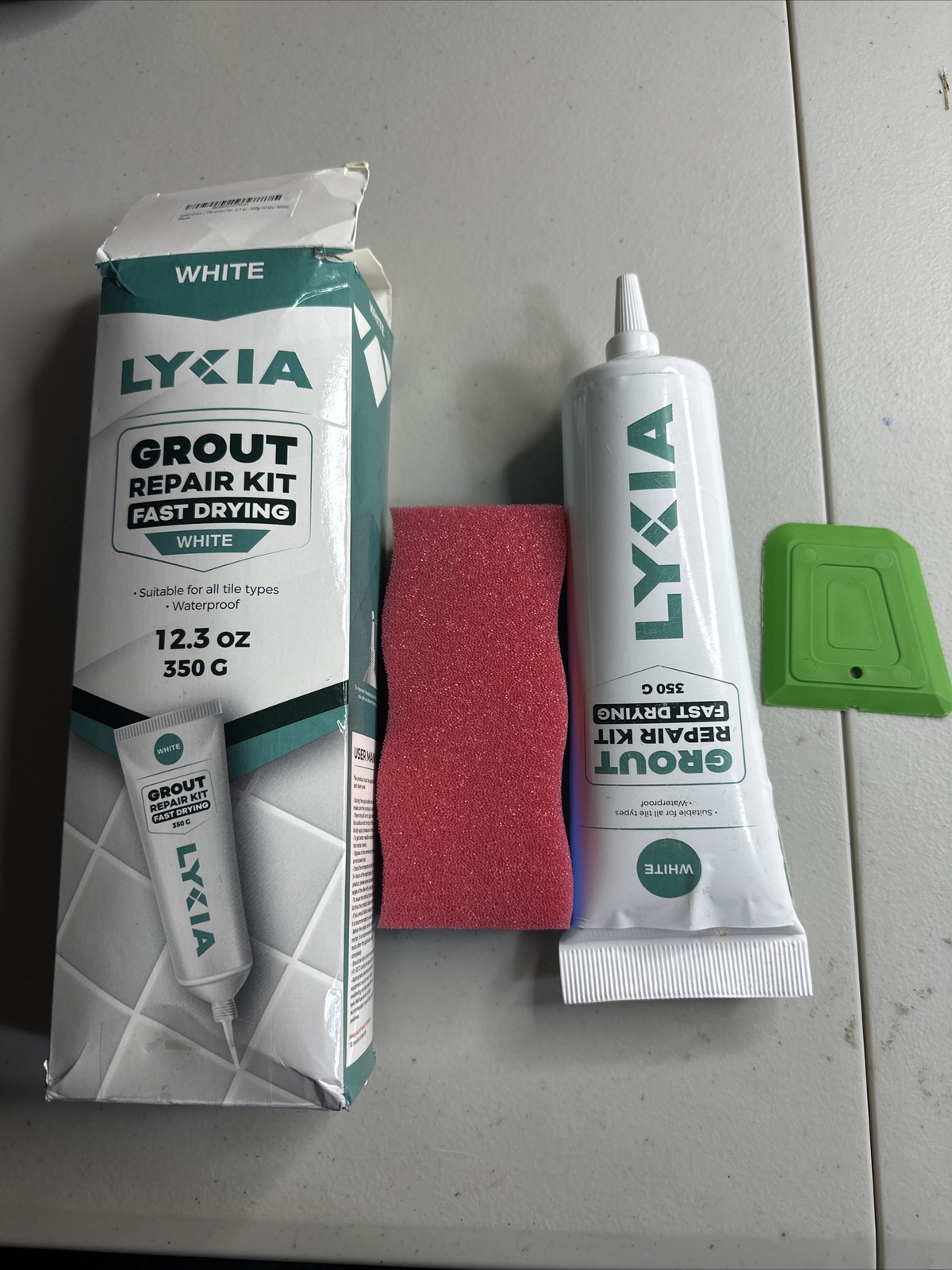 Lykia Grout | Tile Grout Paint & Repair for Bathroom Shower Floor | Renew #317