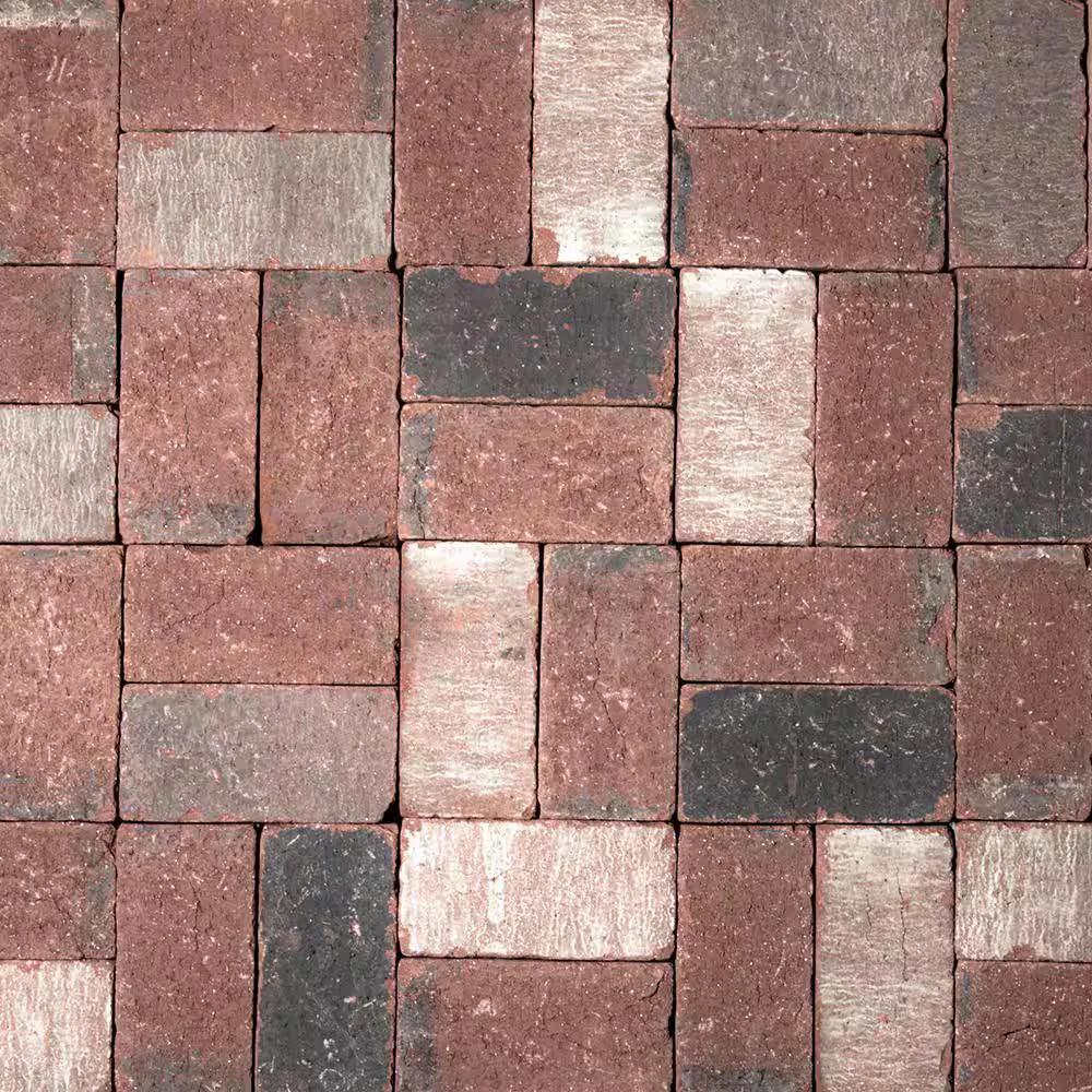 8 in x 4 in x 2.25 in Rustic Red Clay Paver Pallet 240-Pieces 53 sq ft